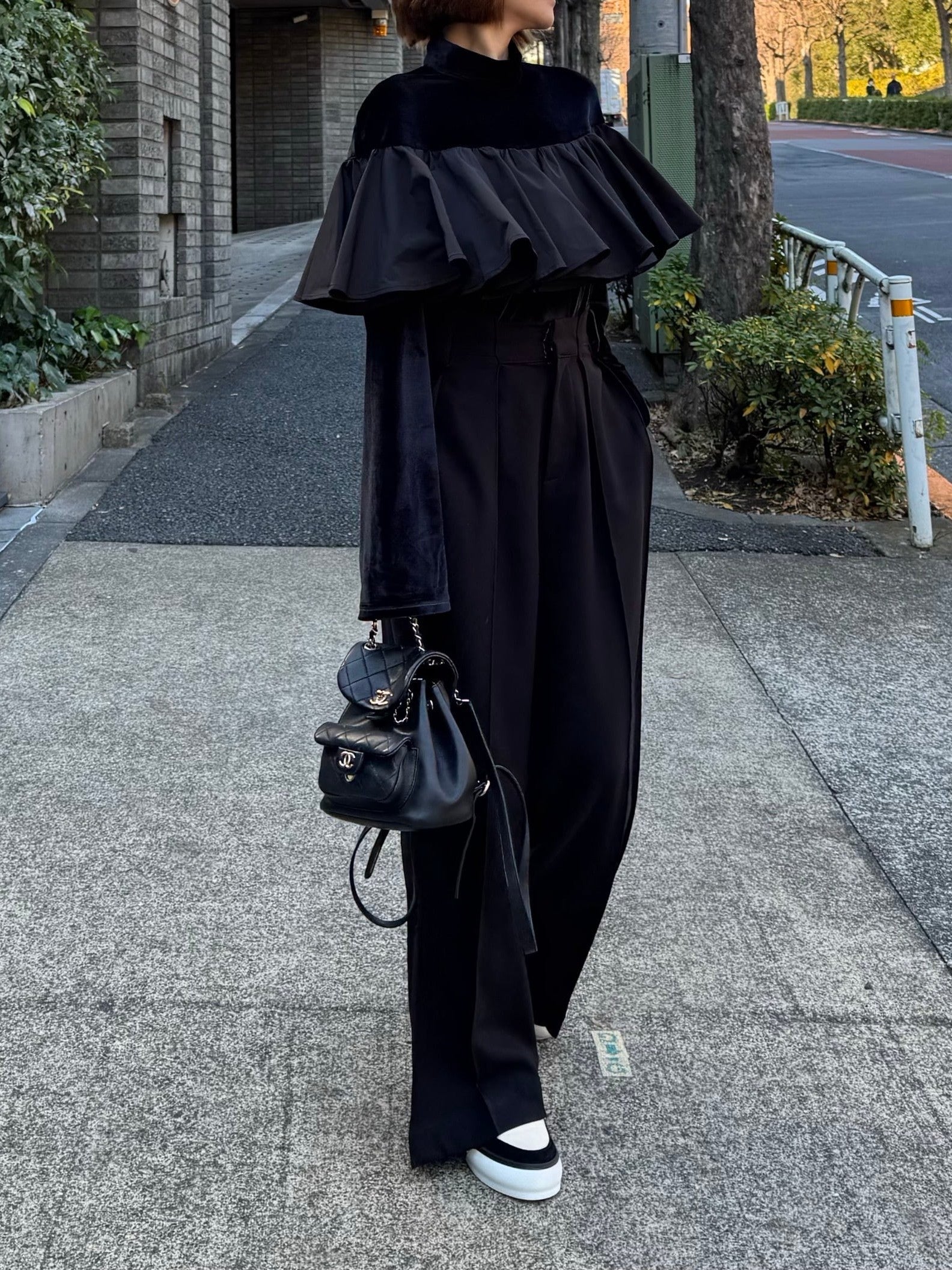 モデル身長:157.5㎝ / サイズ:0