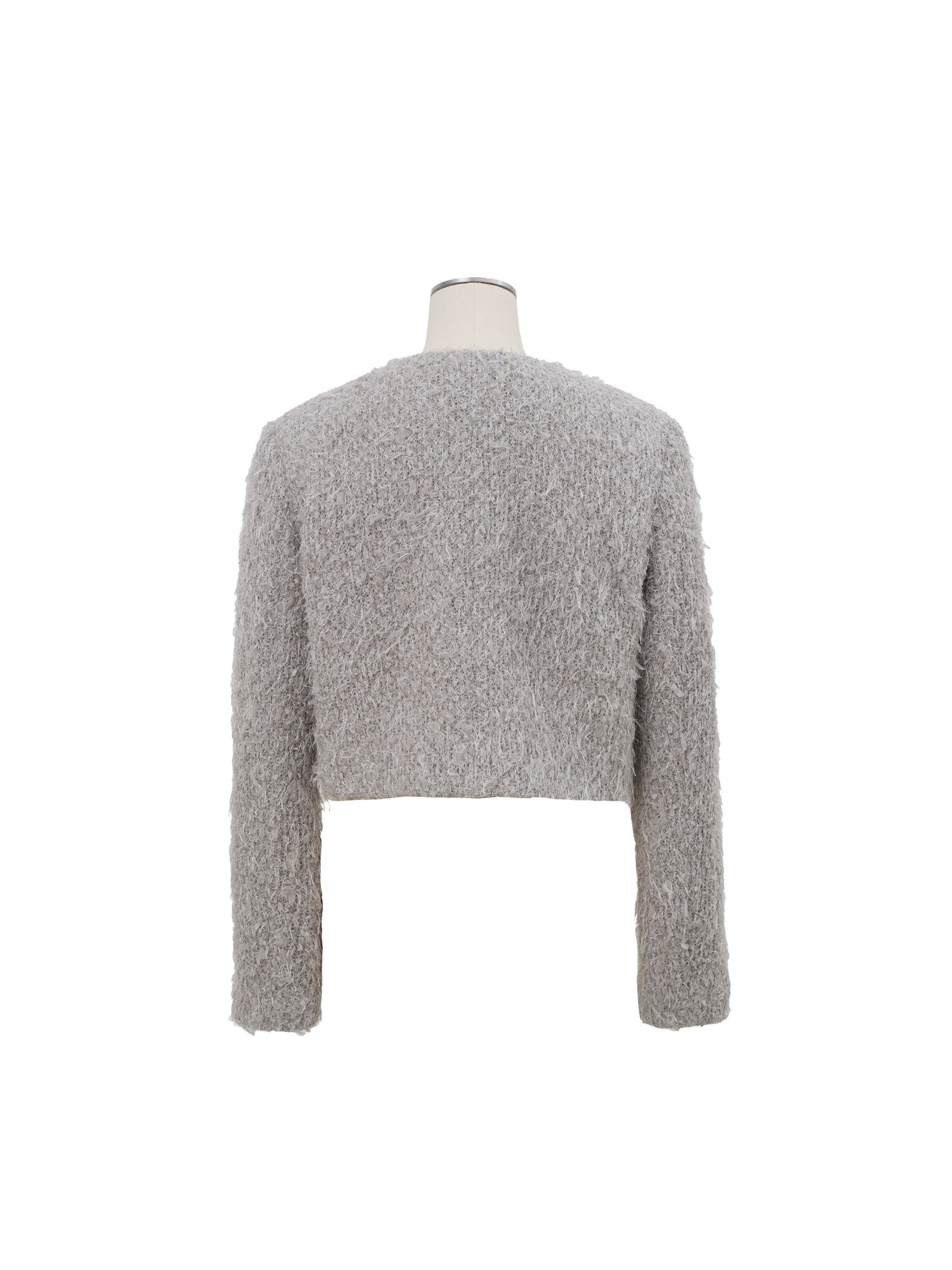 Yvonne shaggy tweed jacket