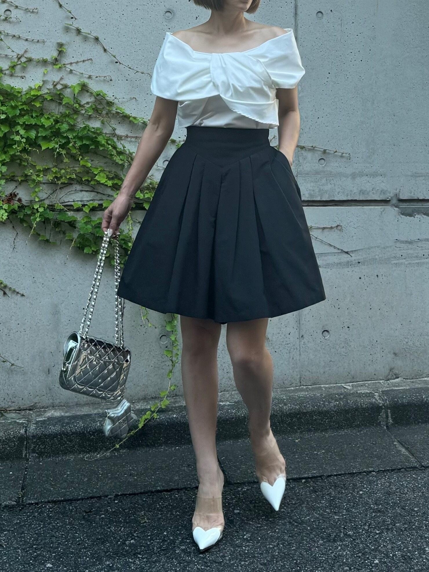 モデル身長:157.5㎝ / サイズ:0