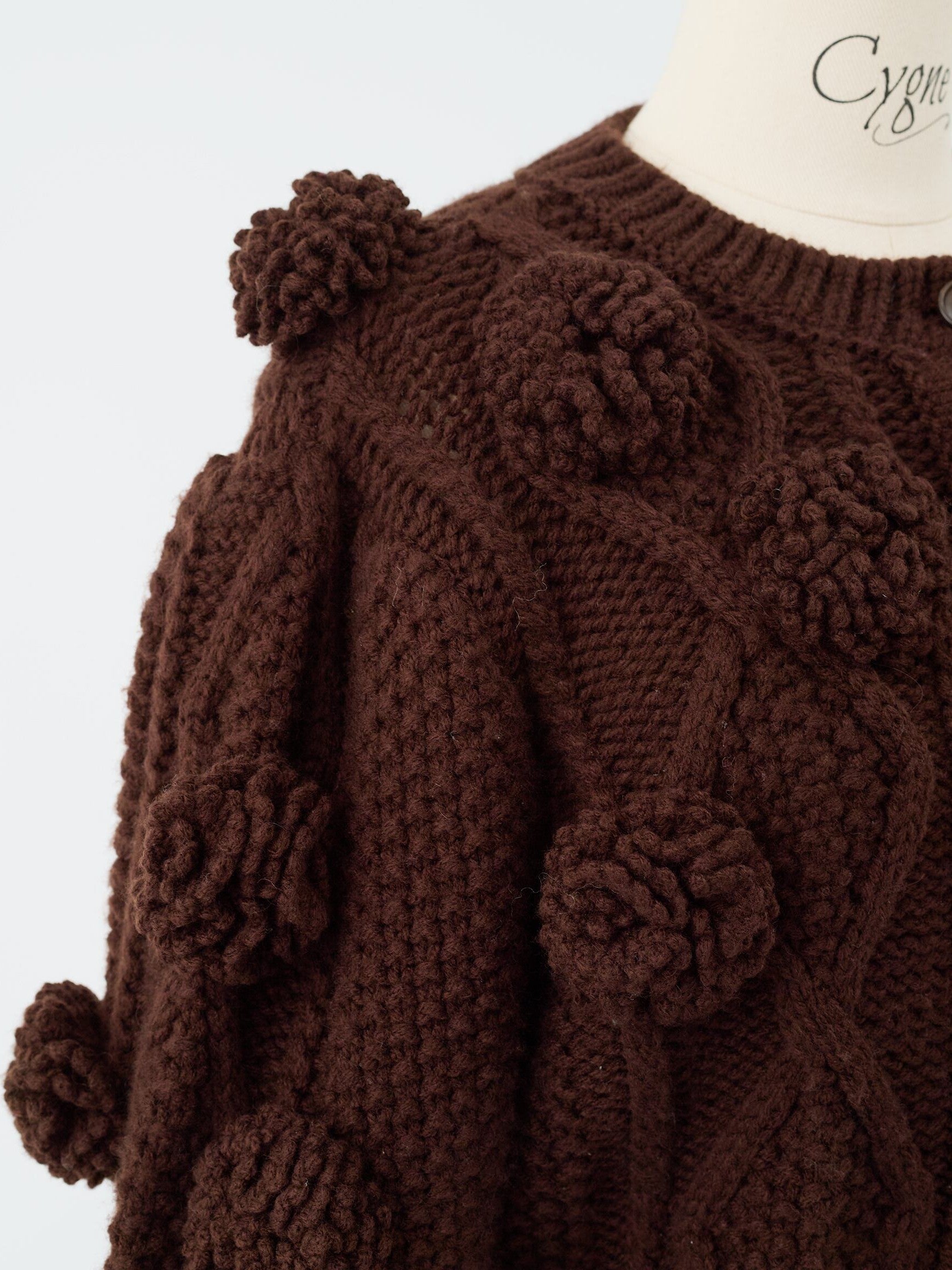 フラワーモチーフカーディガン Rose