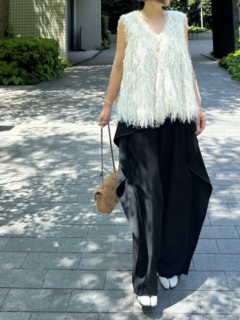 モデル身長:157.5㎝ / サイズ:FREE