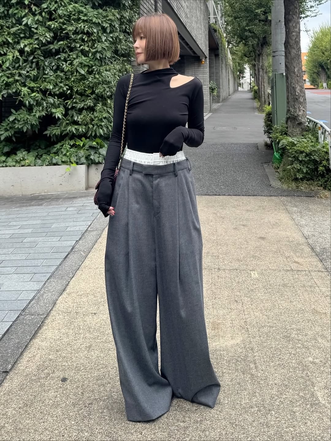 モデル身長:157.5㎝ / サイズ:0