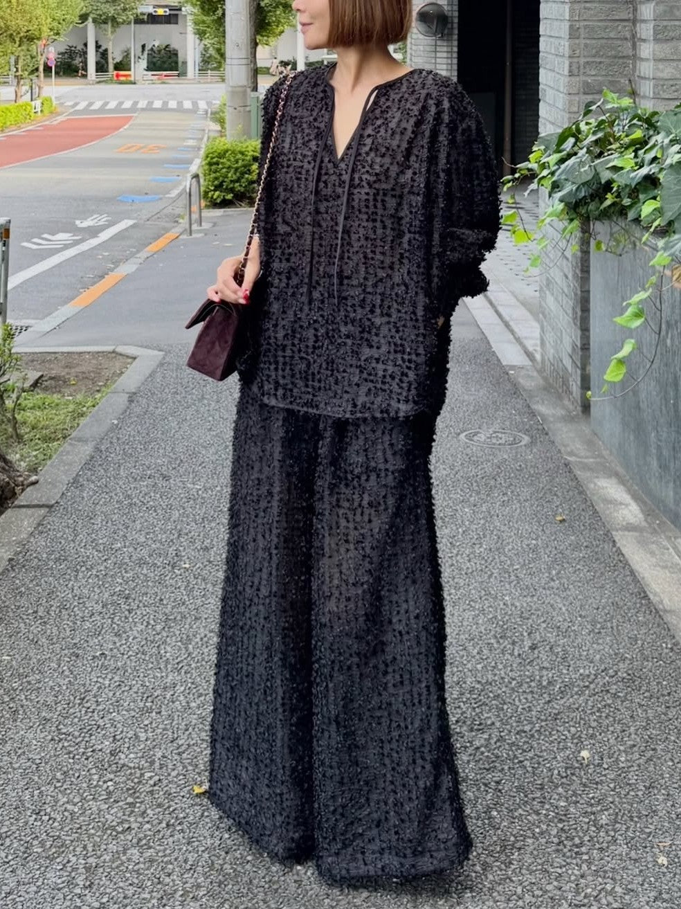 モデル身長:157.5㎝ / サイズ:0