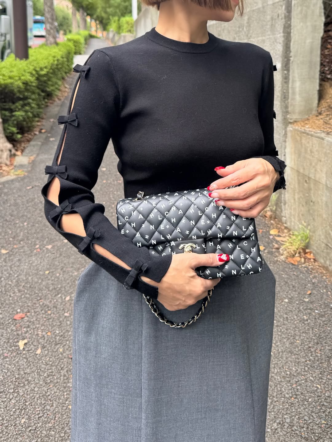 モデル身長:157.5㎝ / サイズ:0