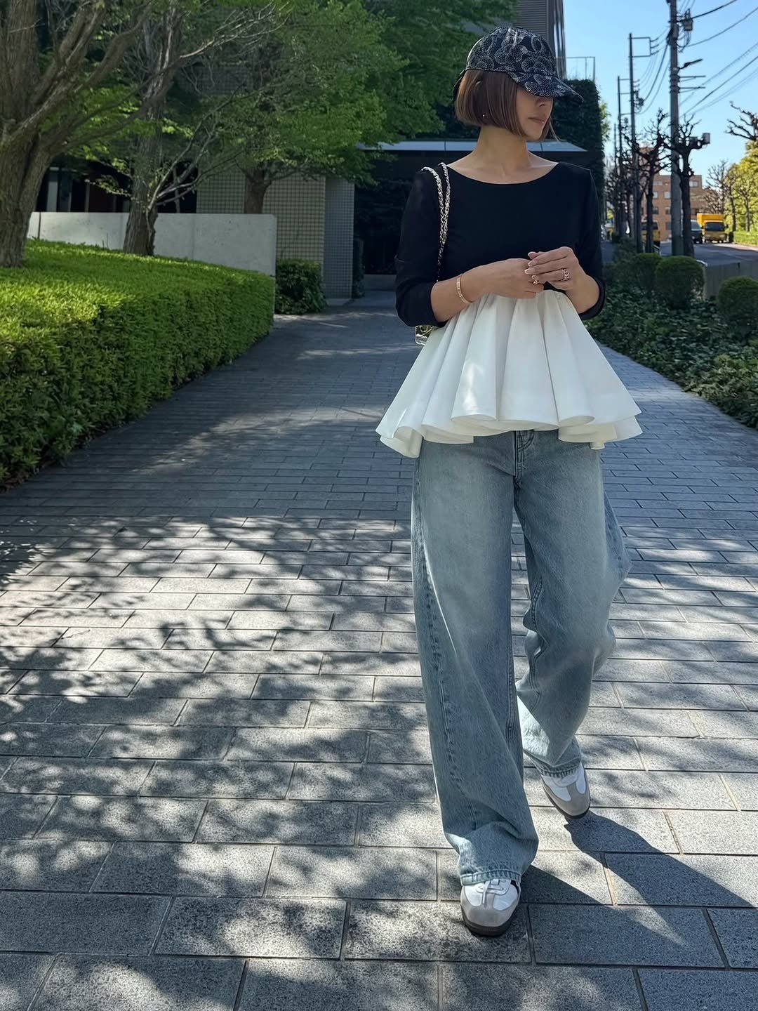 モデル身長:157.5㎝ / サイズ:0