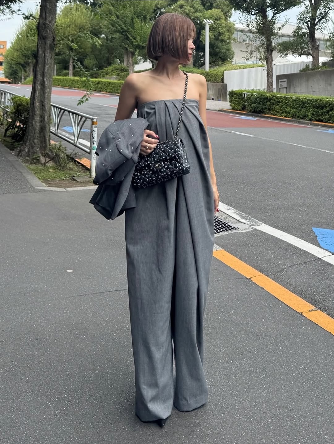 モデル身長:157.5㎝ / サイズ:0