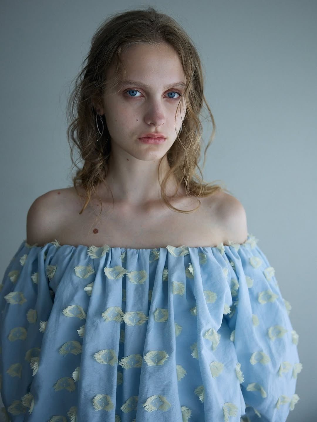 Daniele Off-the-Shoulder Jacquard Blouse