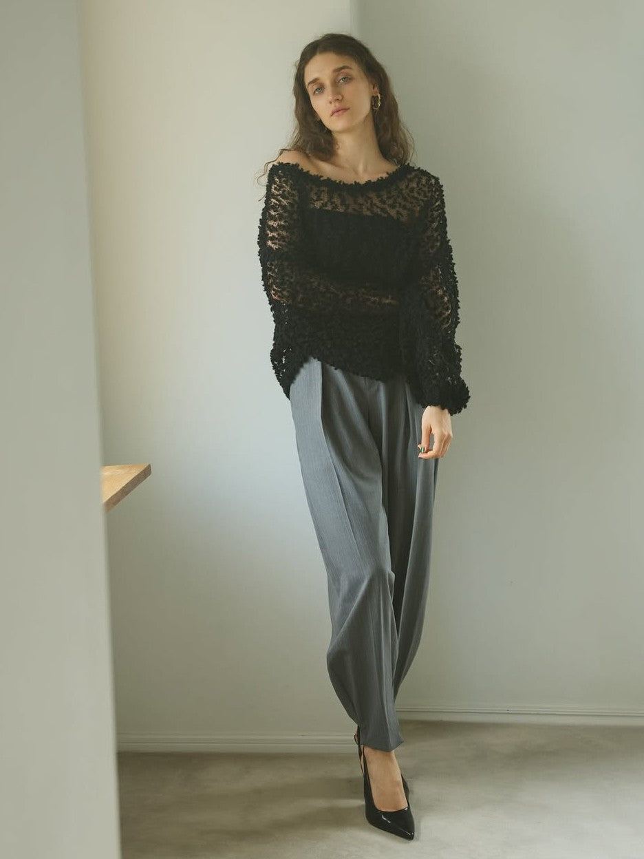 Samuel See-through Popcorn Knit