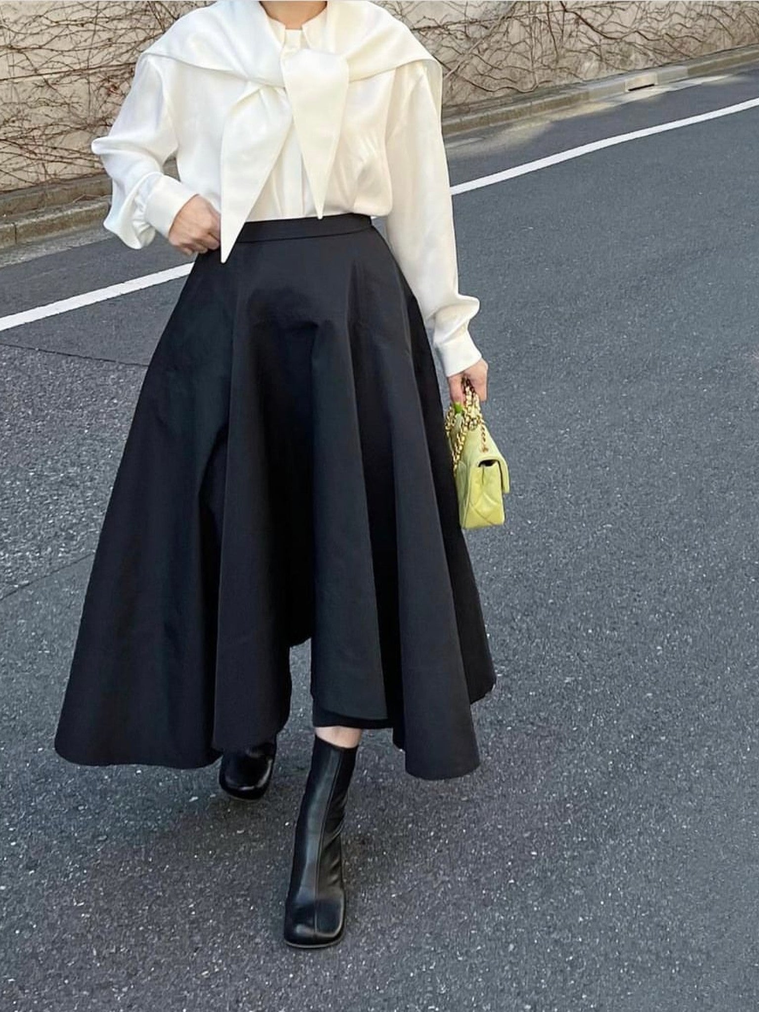 モデル身長:157.5㎝ / サイズ:FREE