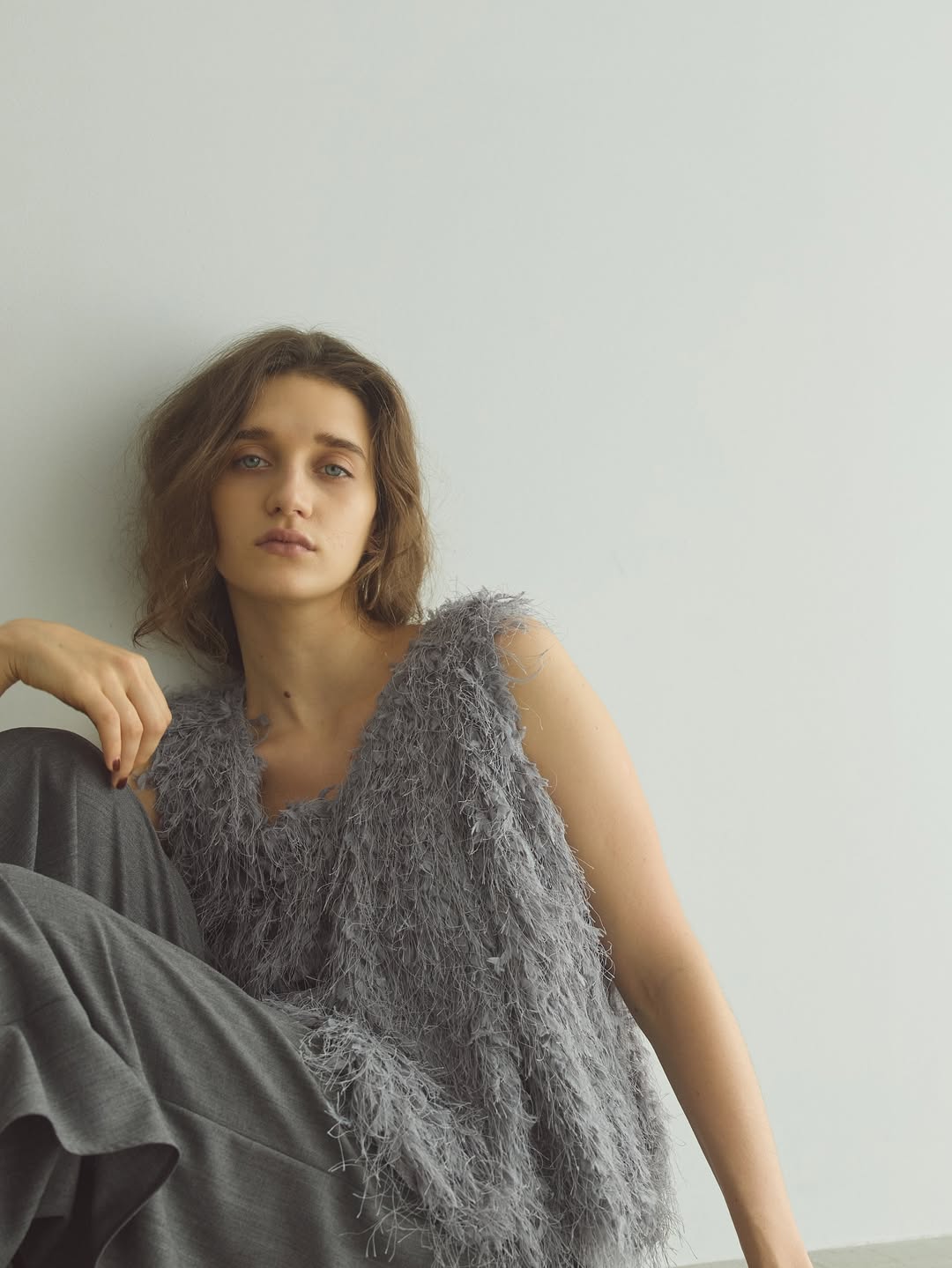 Aラインフレアトップス ginie