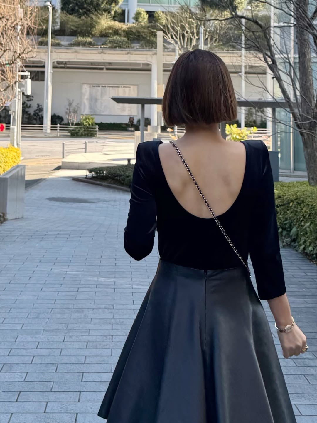 モデル身長:157.5㎝ / サイズ:0