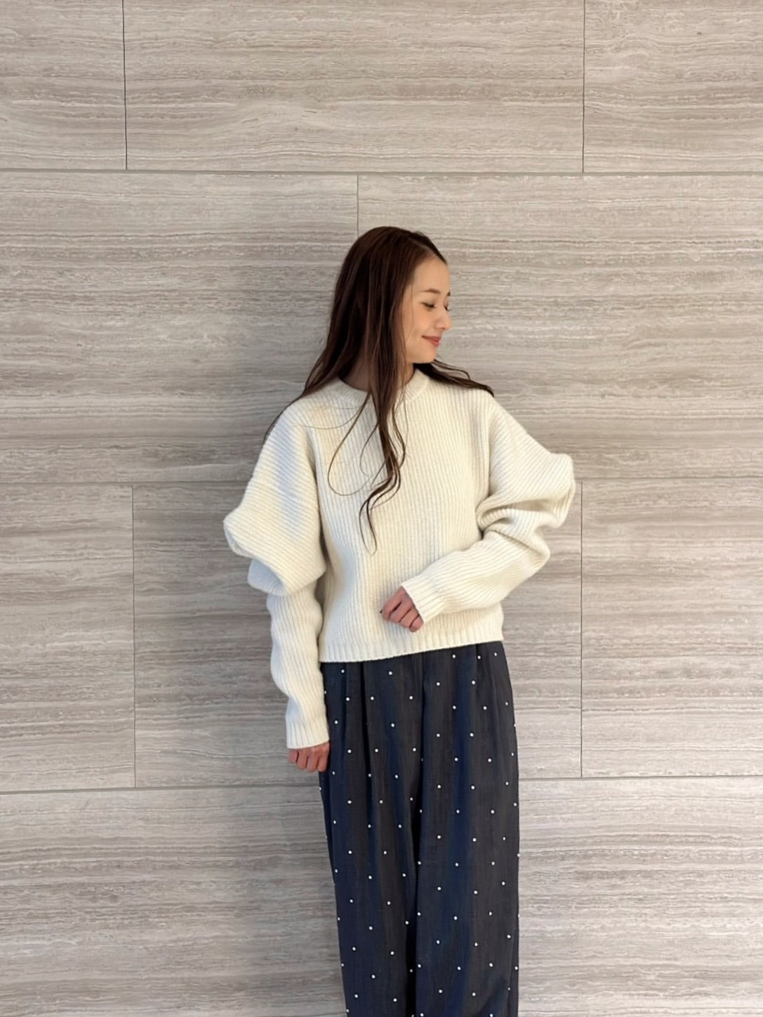 モデル身長:162㎝ / サイズ:FREE