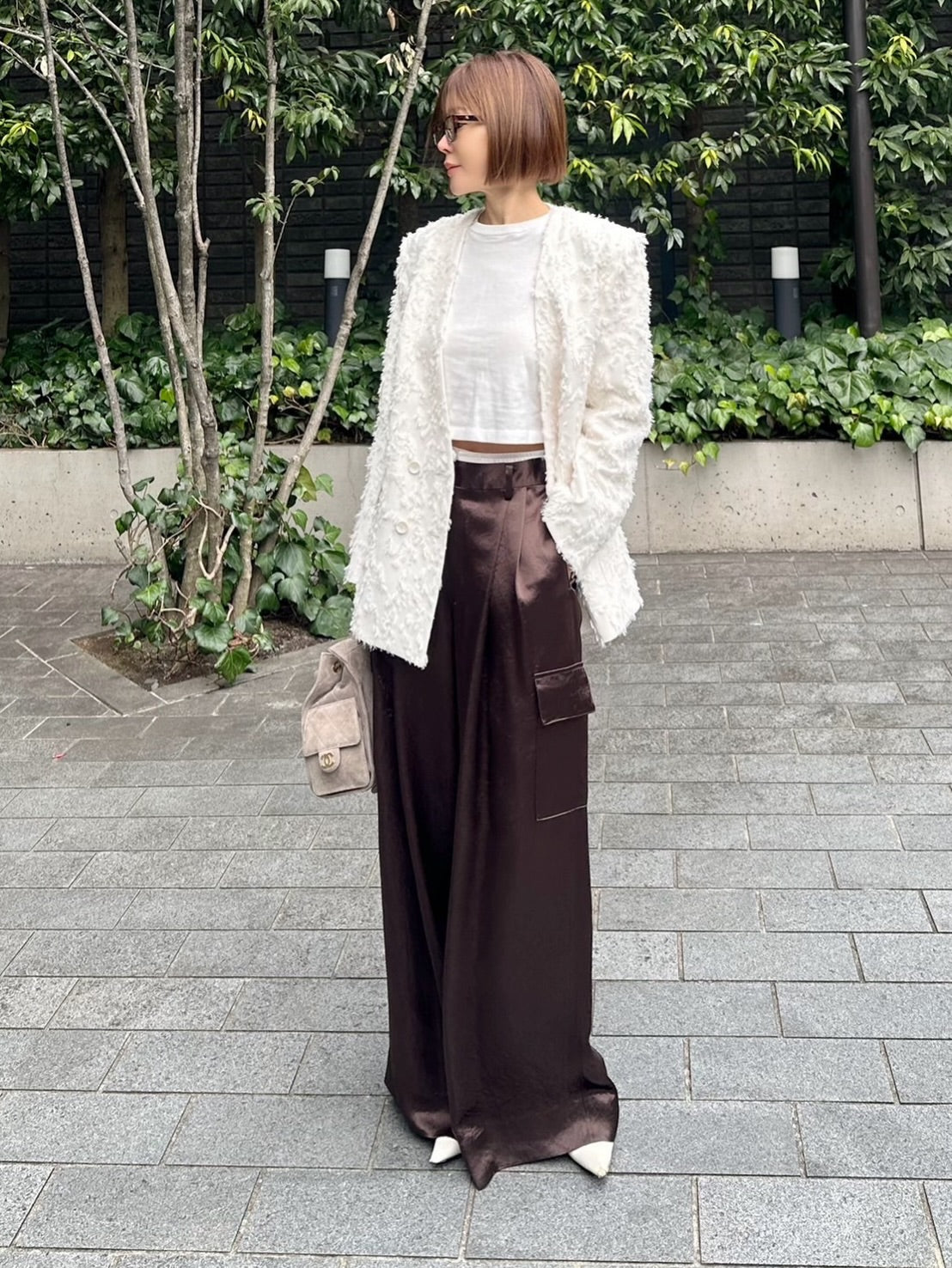 モデル身長:157.5㎝ / サイズ:0