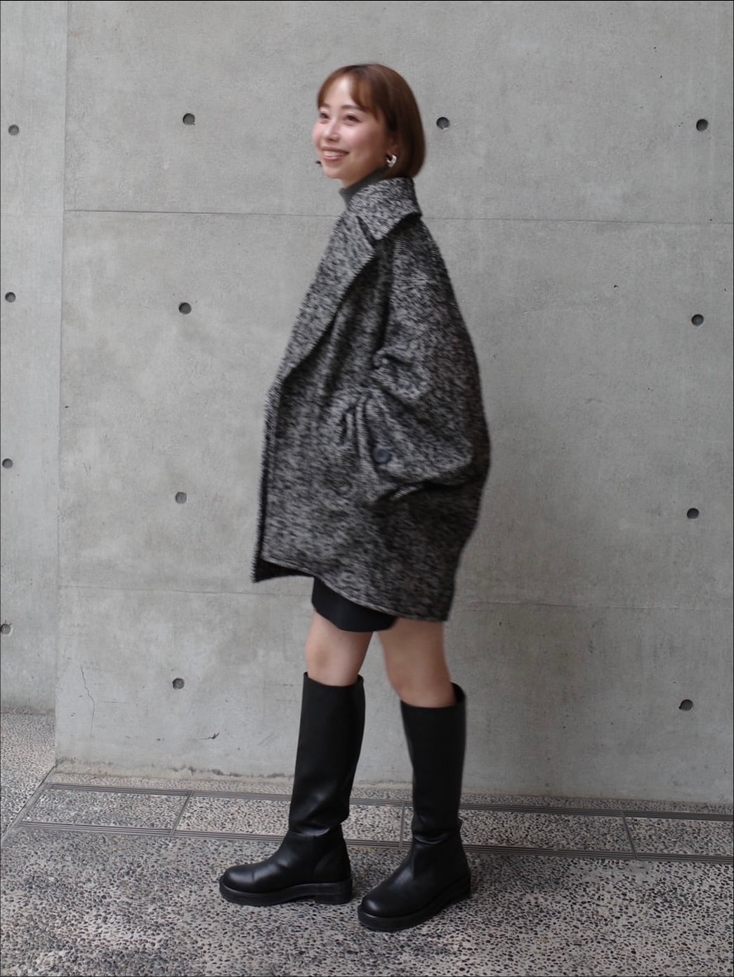 モデル身長:160㎝ / サイズ:FREE