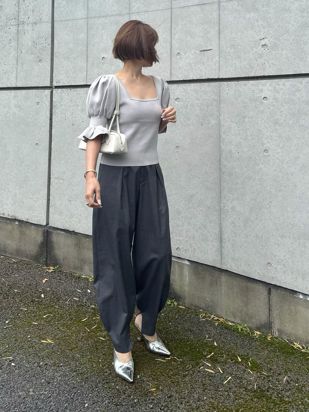 モデル身長:157.5㎝ / サイズ:FREE