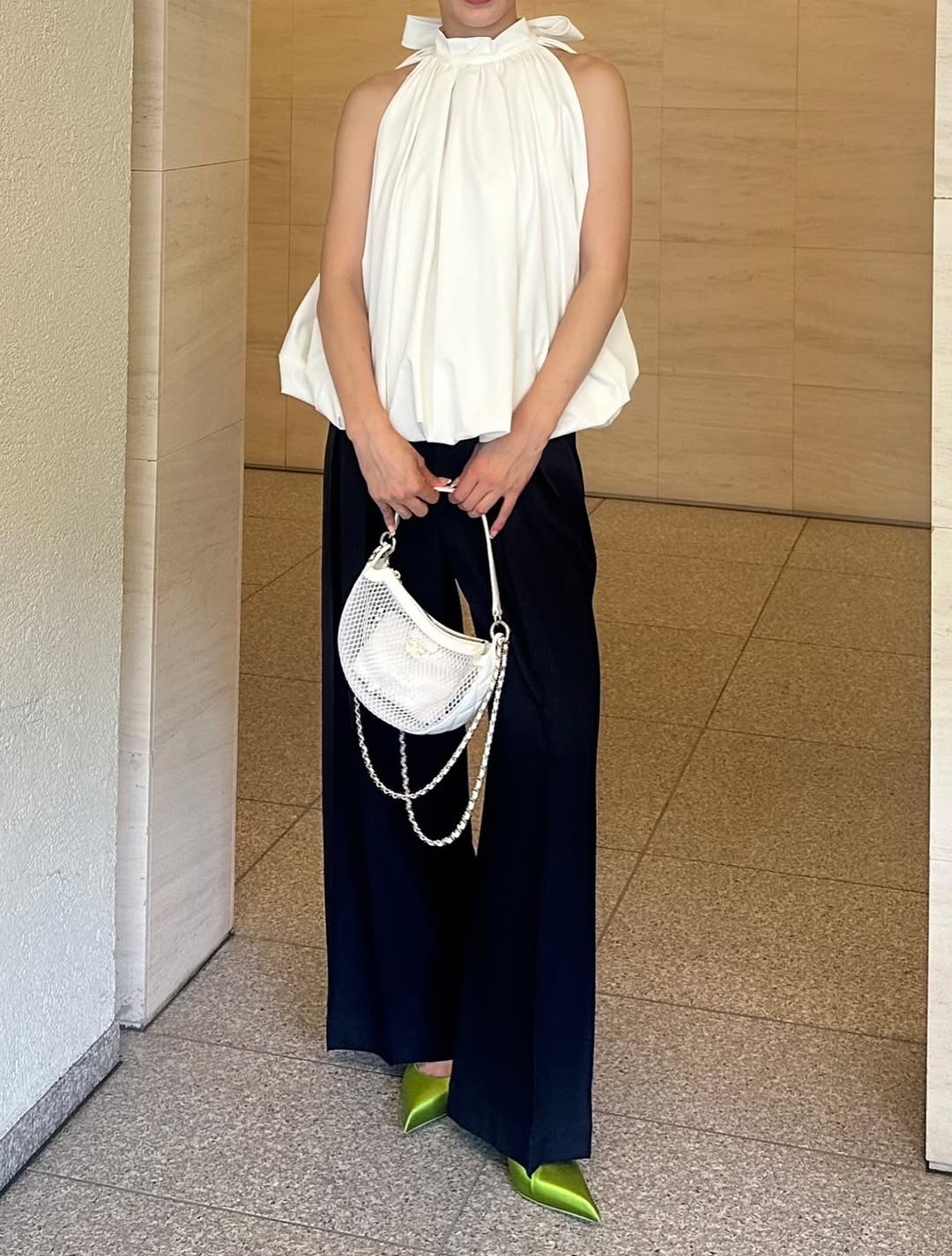 モデル身長:157.5㎝ / サイズ:0