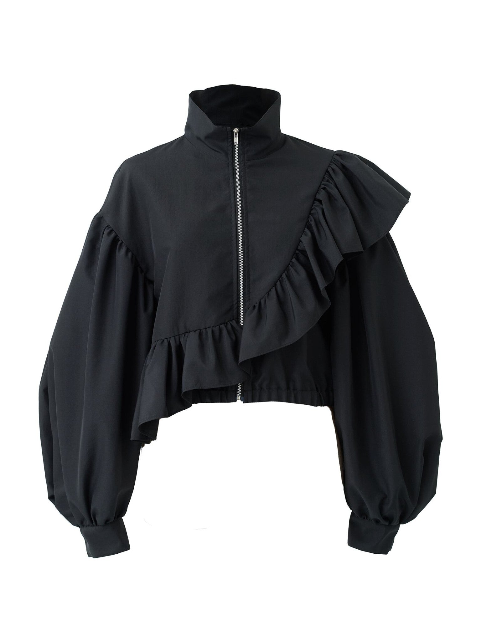 Frill Asymmetric Blouson Lisa