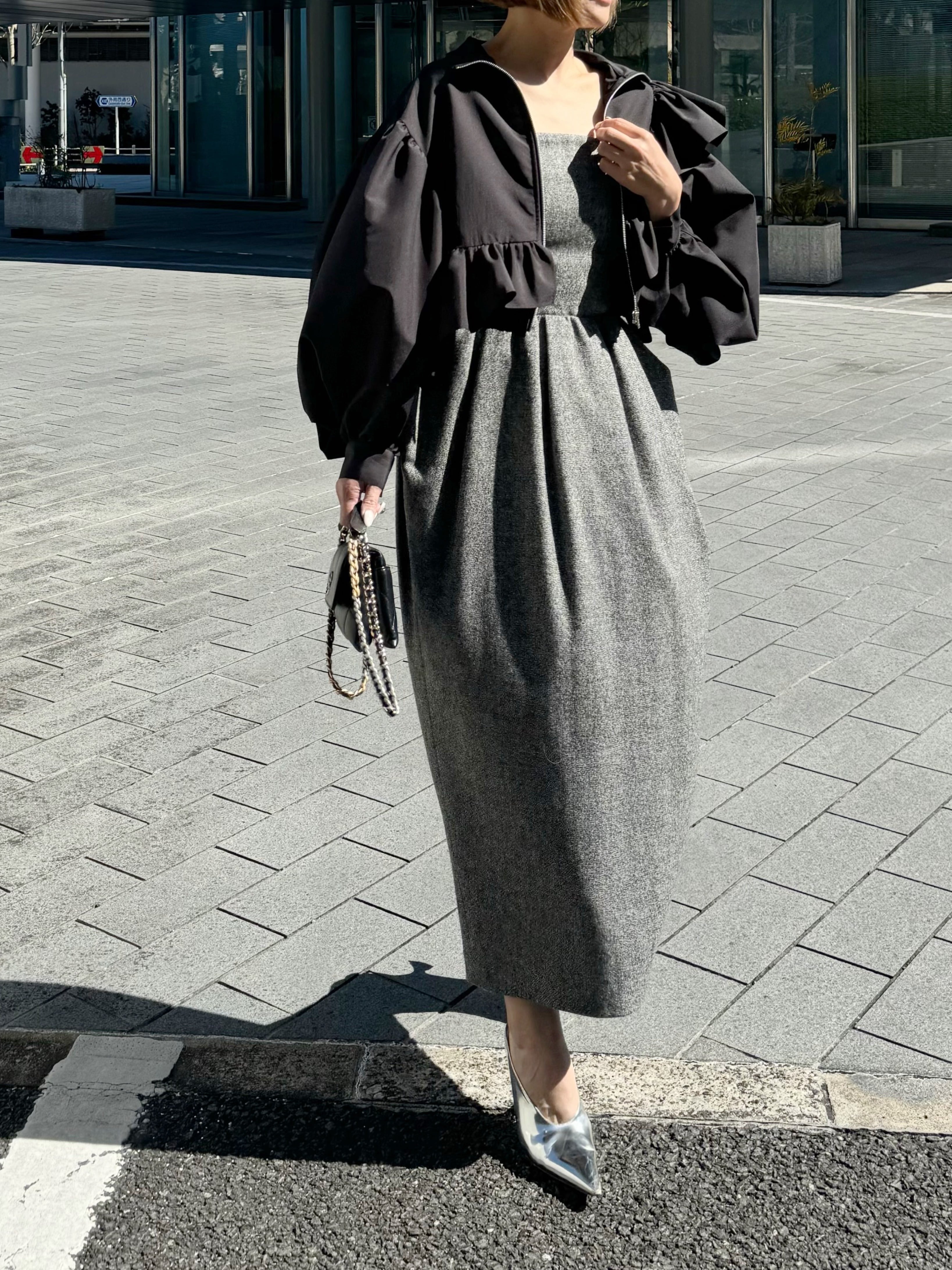 モデル身長:157.5㎝ / サイズ:0