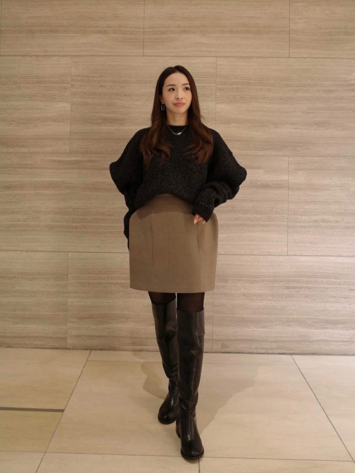 モデル身長:156㎝ / サイズ:FREE