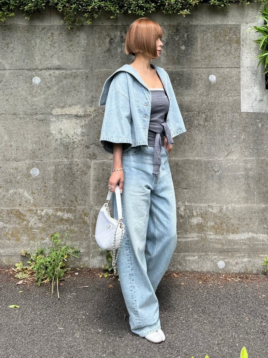 モデル身長:157.5㎝ / サイズ:0