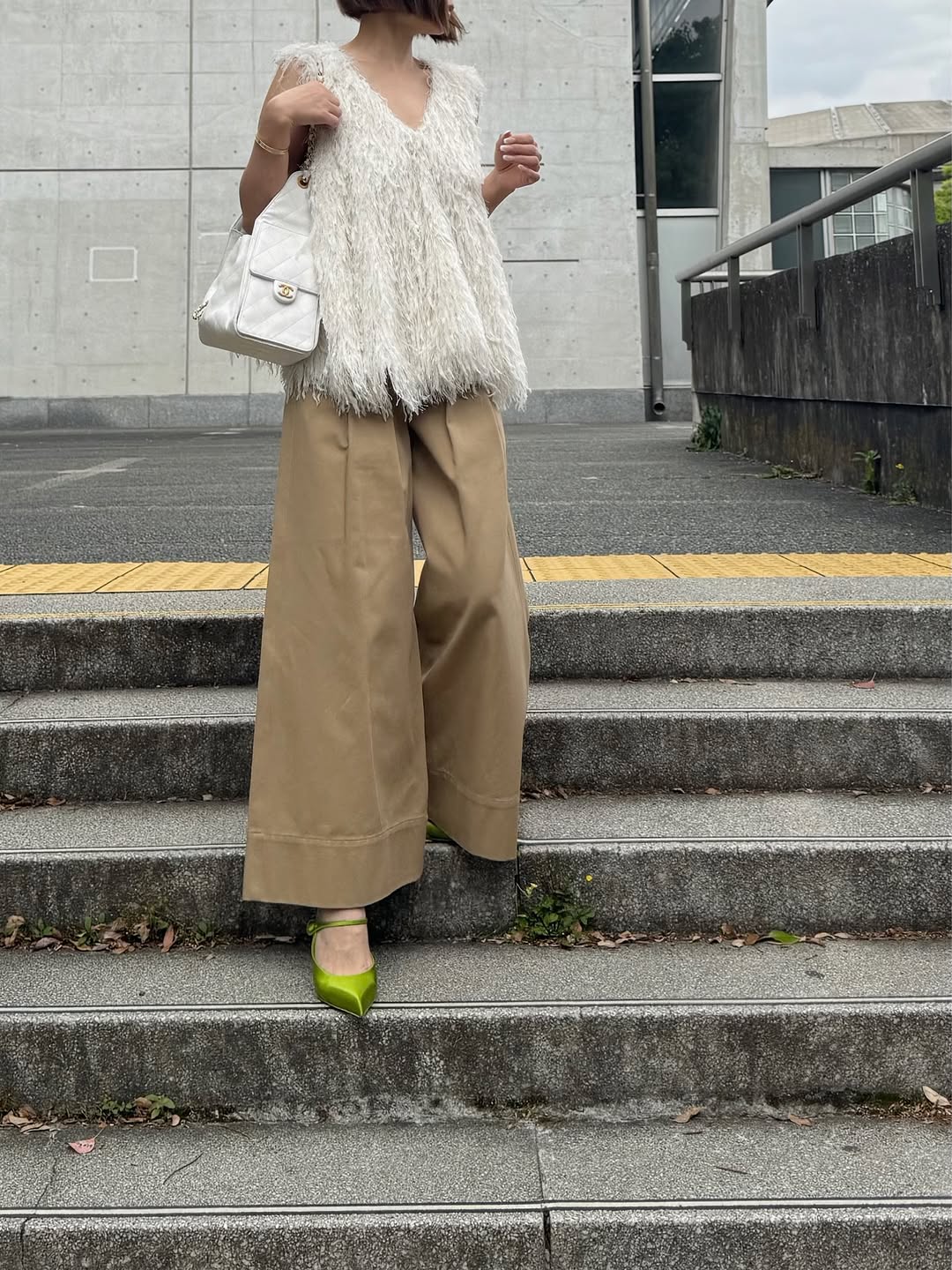 モデル身長:157.5㎝ / サイズ:FREE