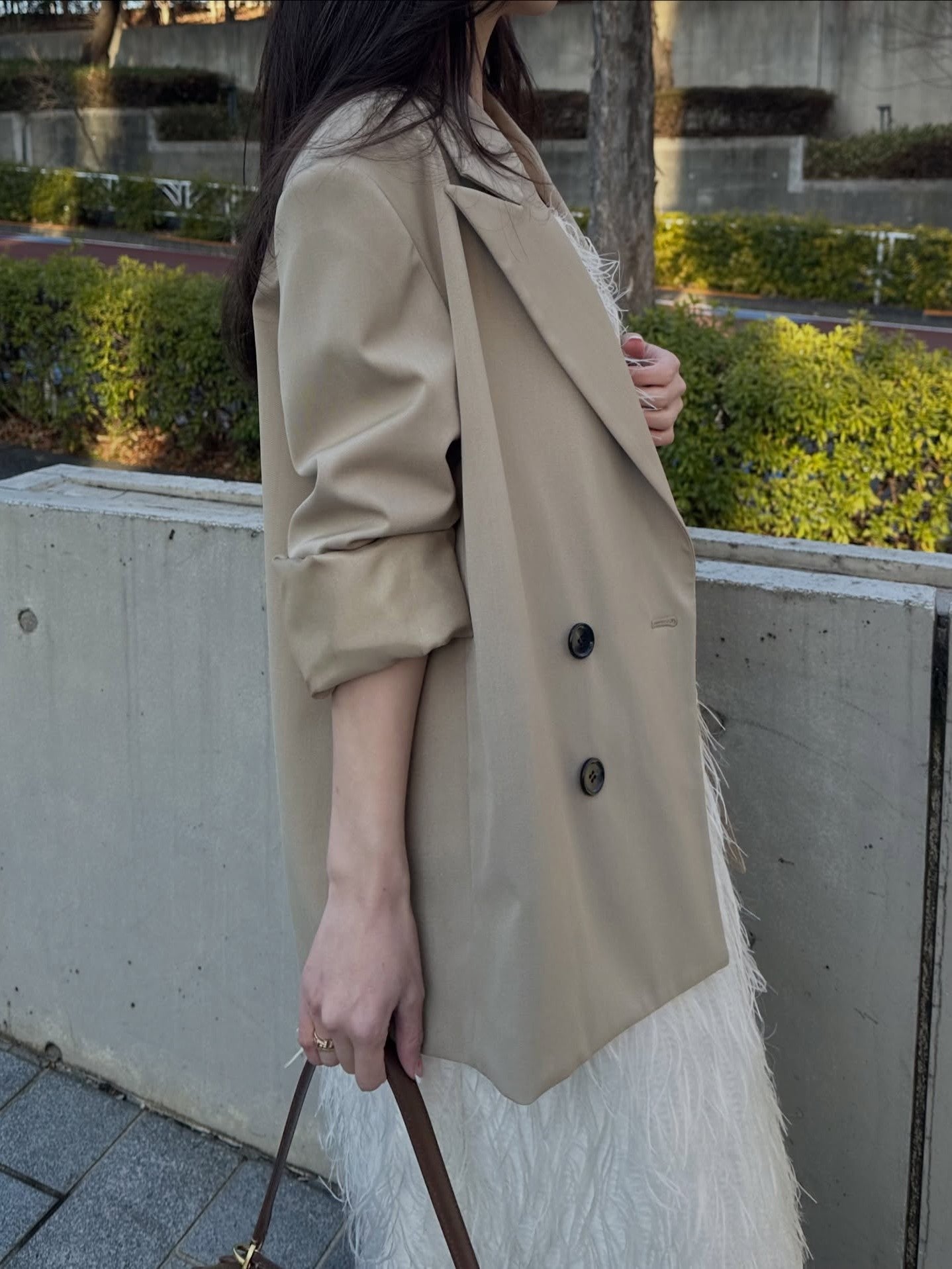 モデル身長:161㎝ / サイズ:FREE