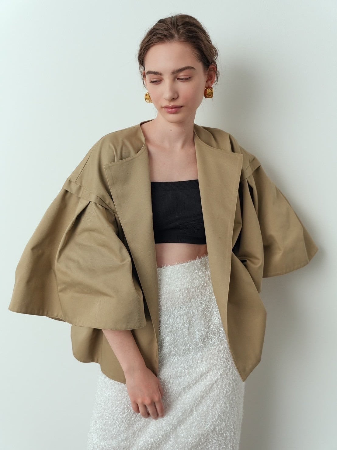 Alexandra Chino Short Coat