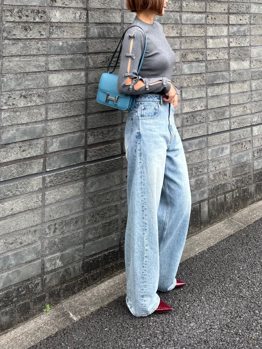 モデル身長:157.5㎝ / サイズ:0