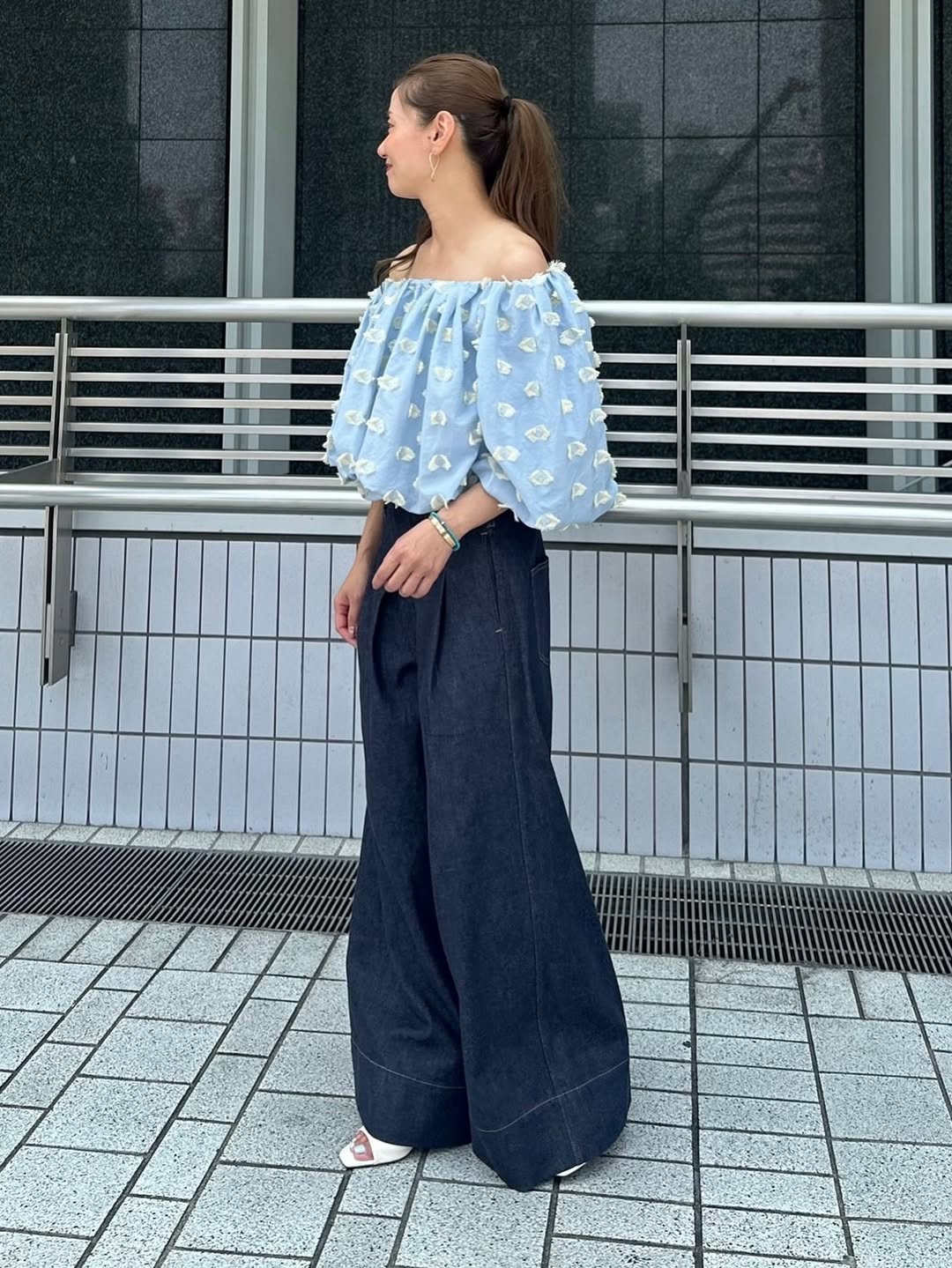 モデル身長:162㎝ / サイズ:FREE