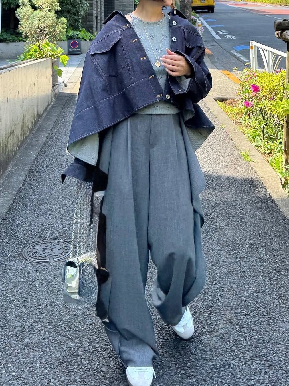 モデル身長:157.5㎝ / サイズ:0