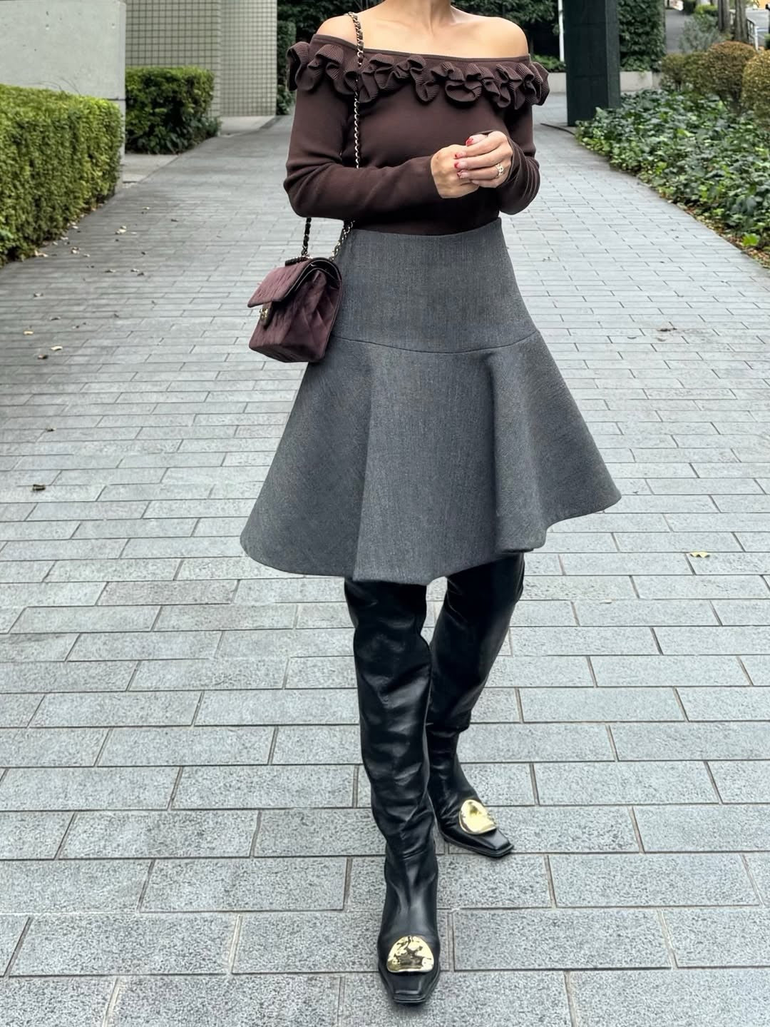 モデル身長:157.5㎝ / サイズ:0