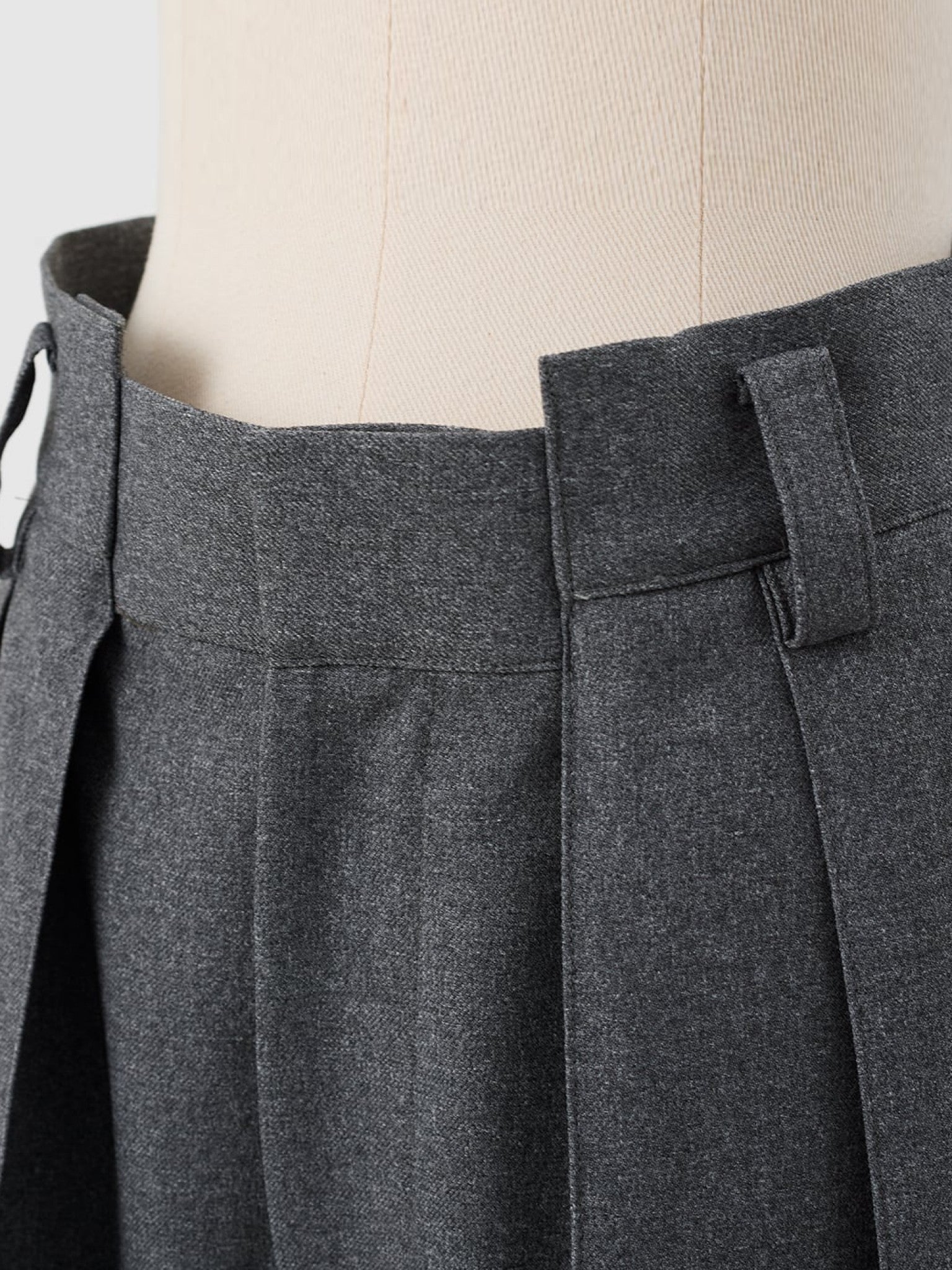 ハイウエストタックワイドパンツ Lara