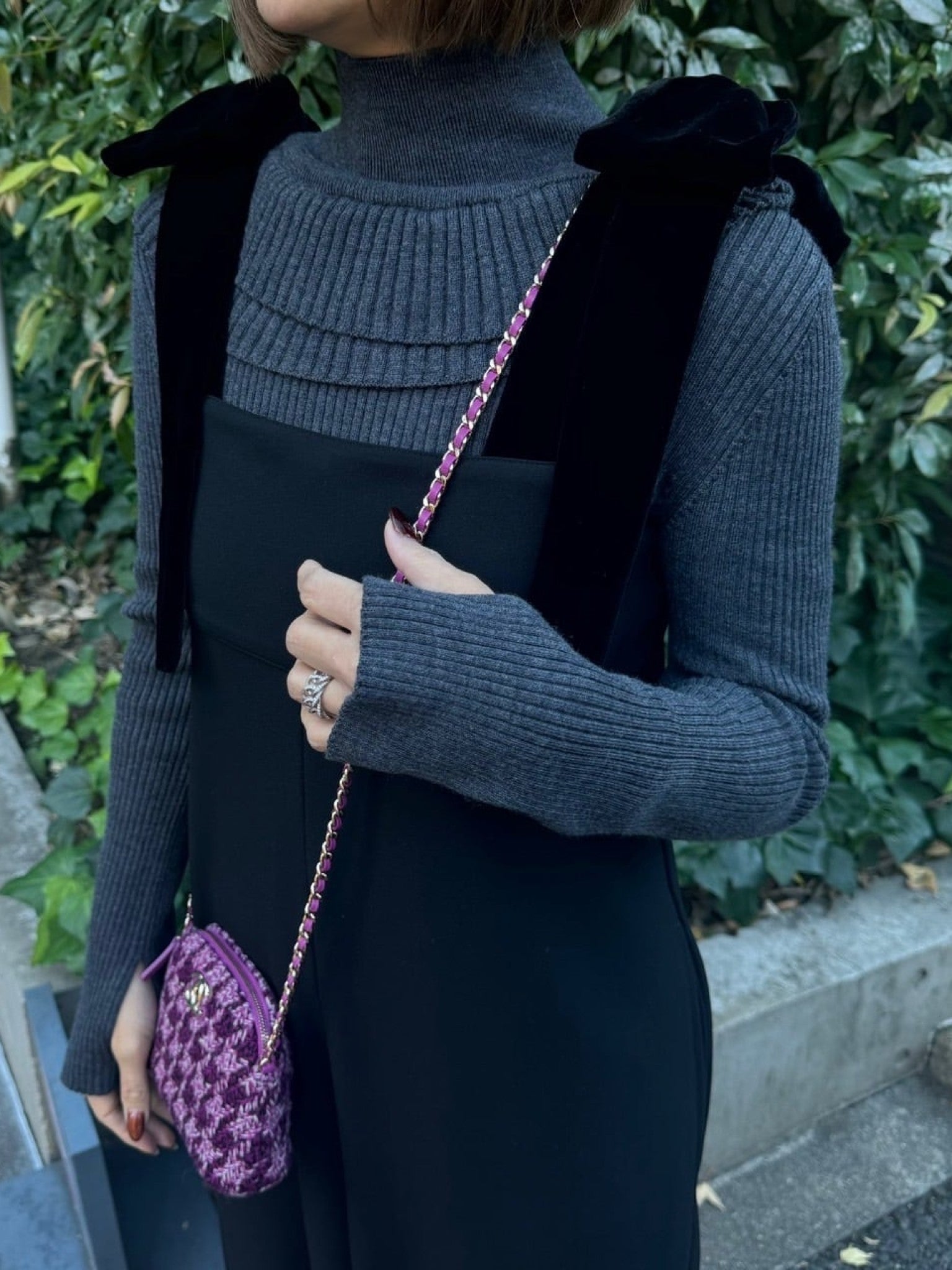 モデル身長:157.5㎝ / サイズ:0