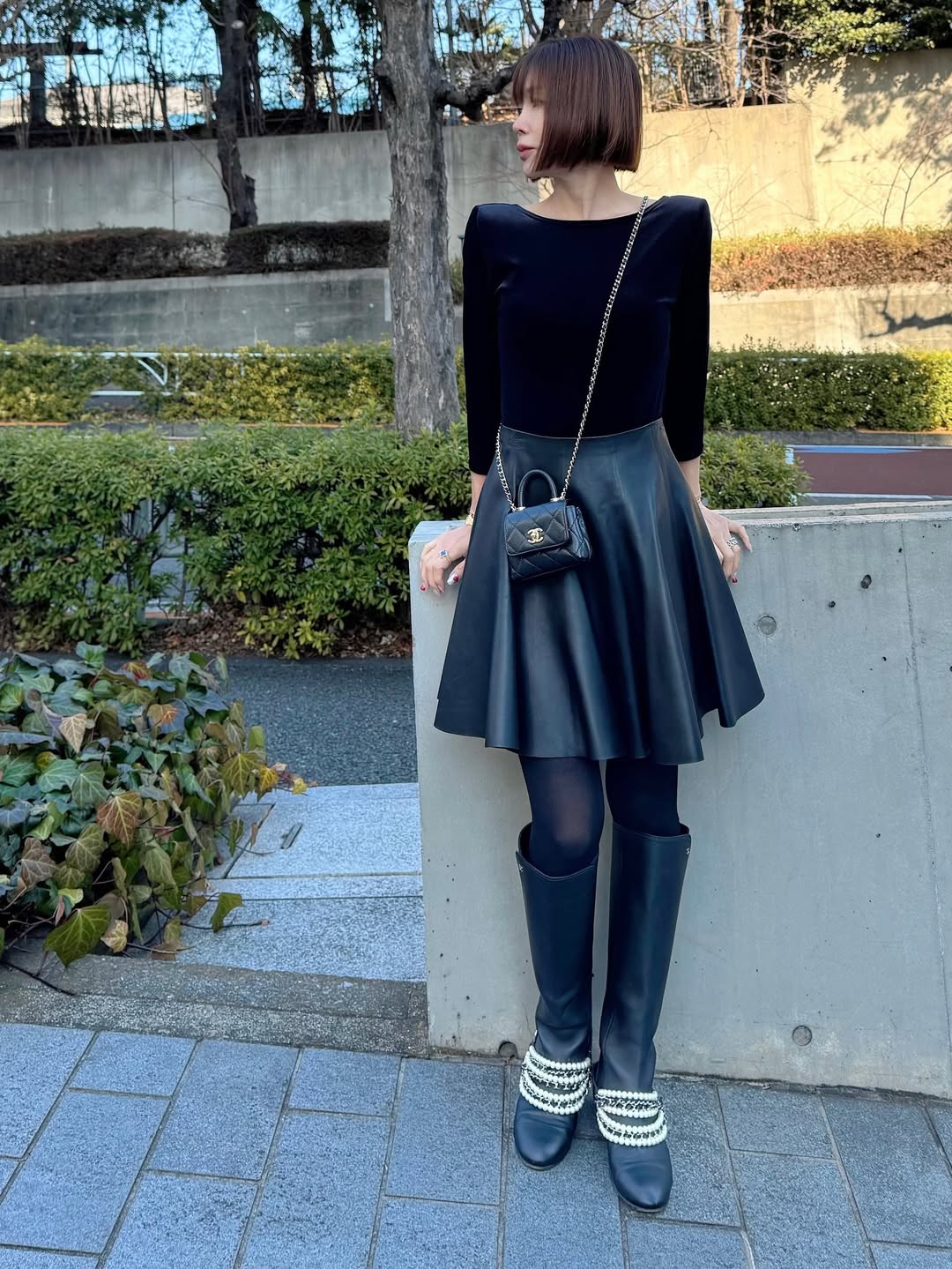 モデル身長:157.5㎝ / サイズ:0