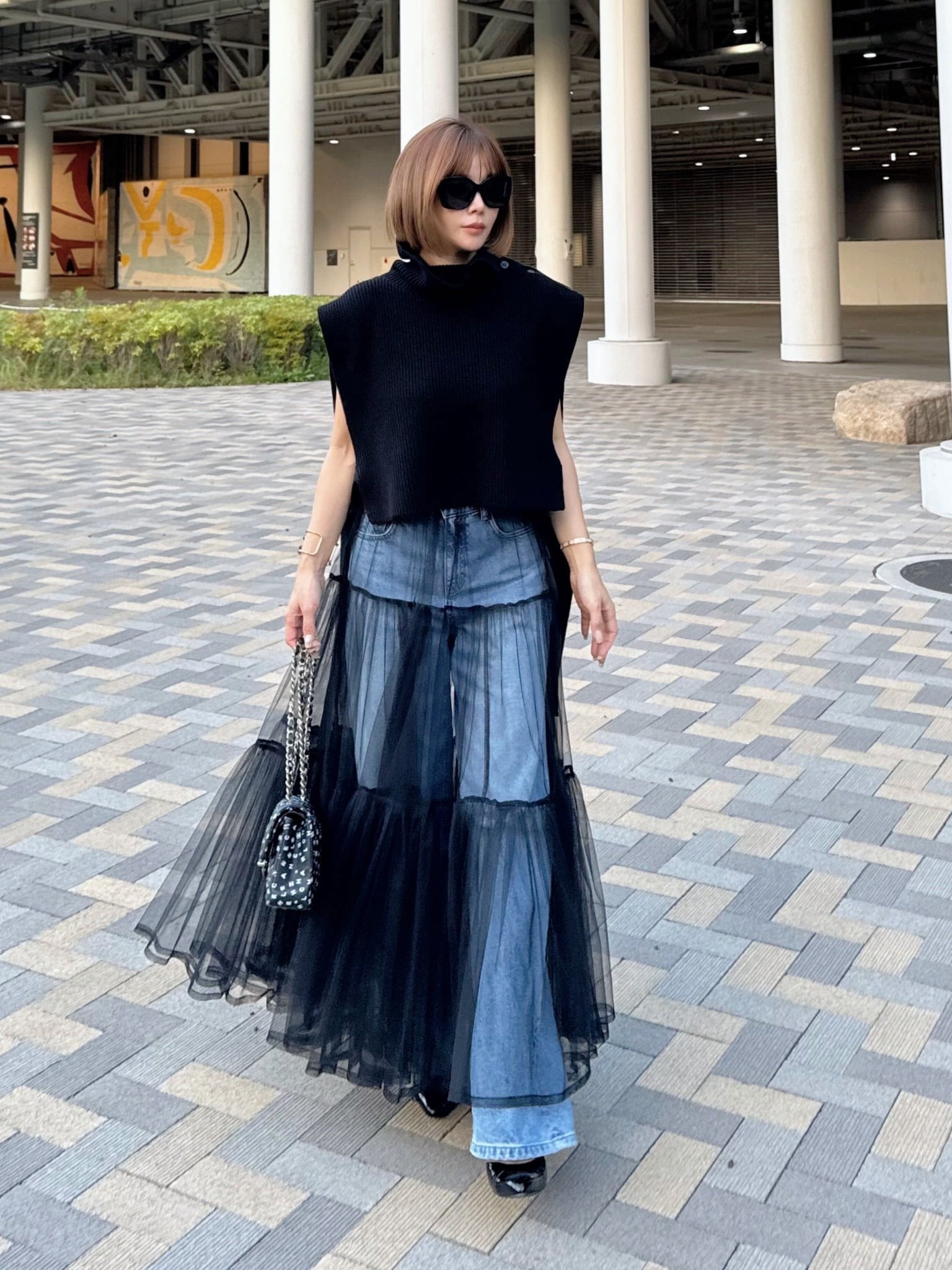 モデル身長:157.5㎝ / サイズ:0