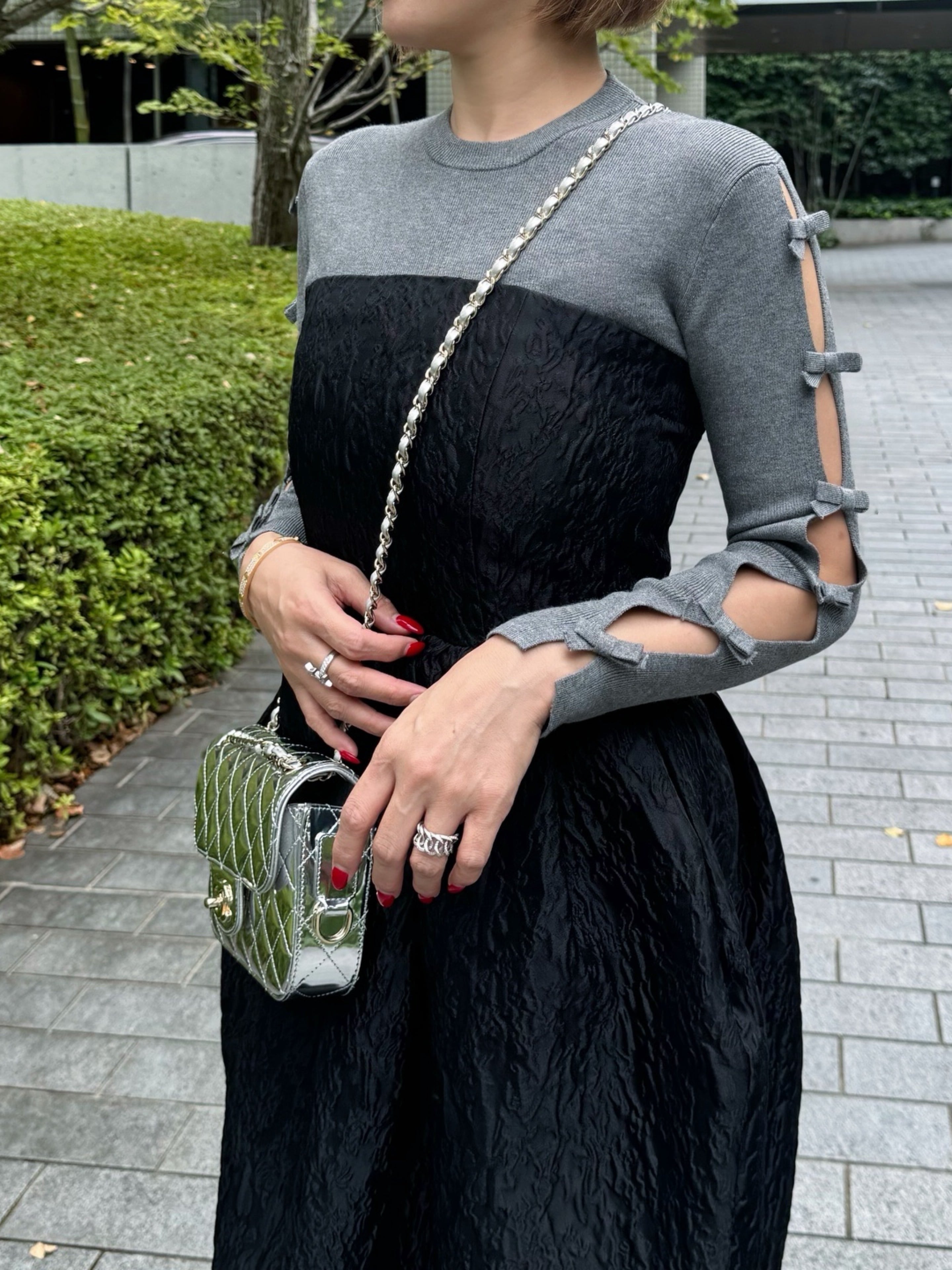 モデル身長:157.5㎝ / サイズ:0