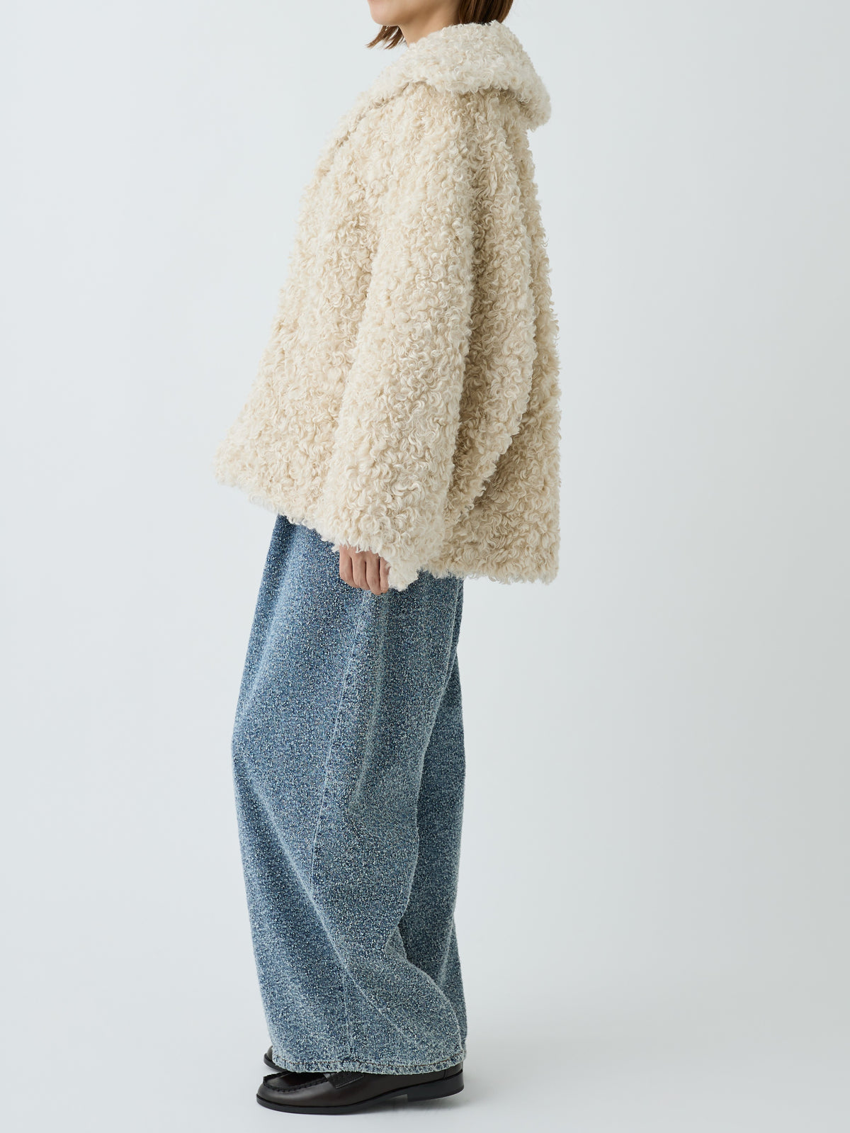 ファーショートコート Flavie