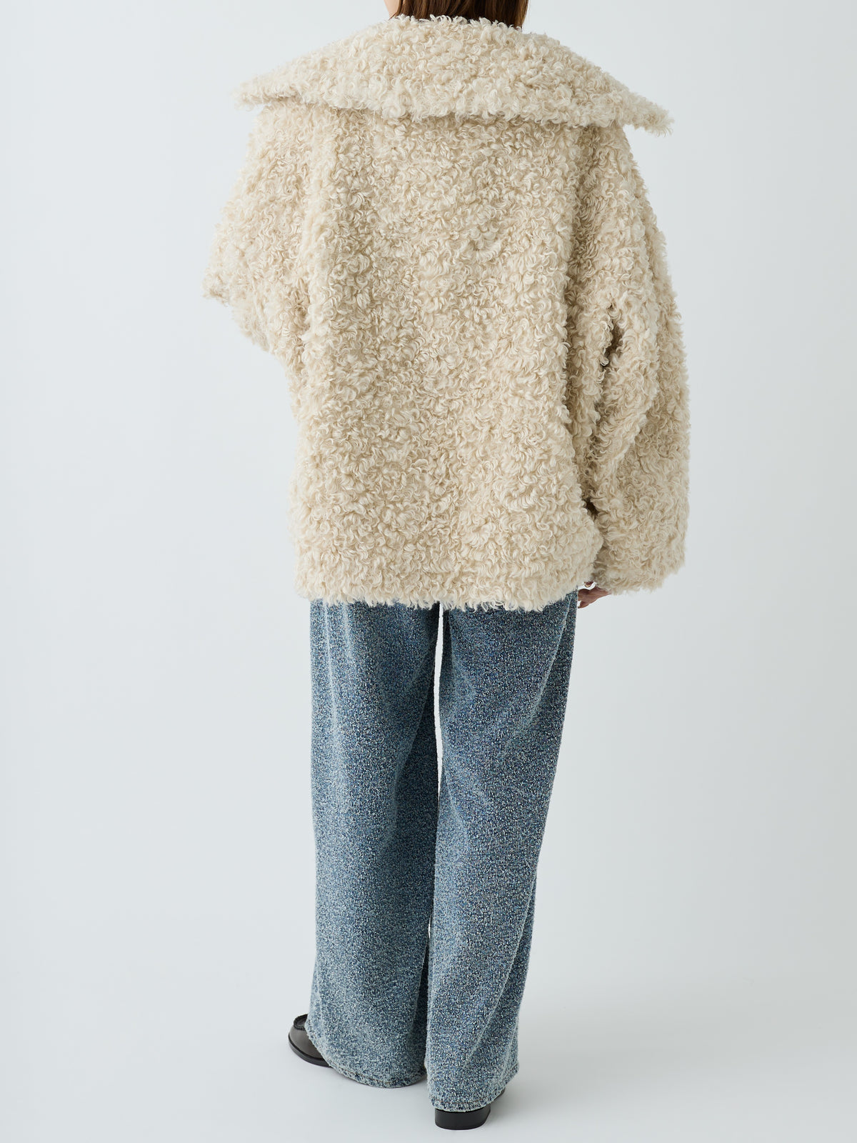 ファーショートコート Flavie