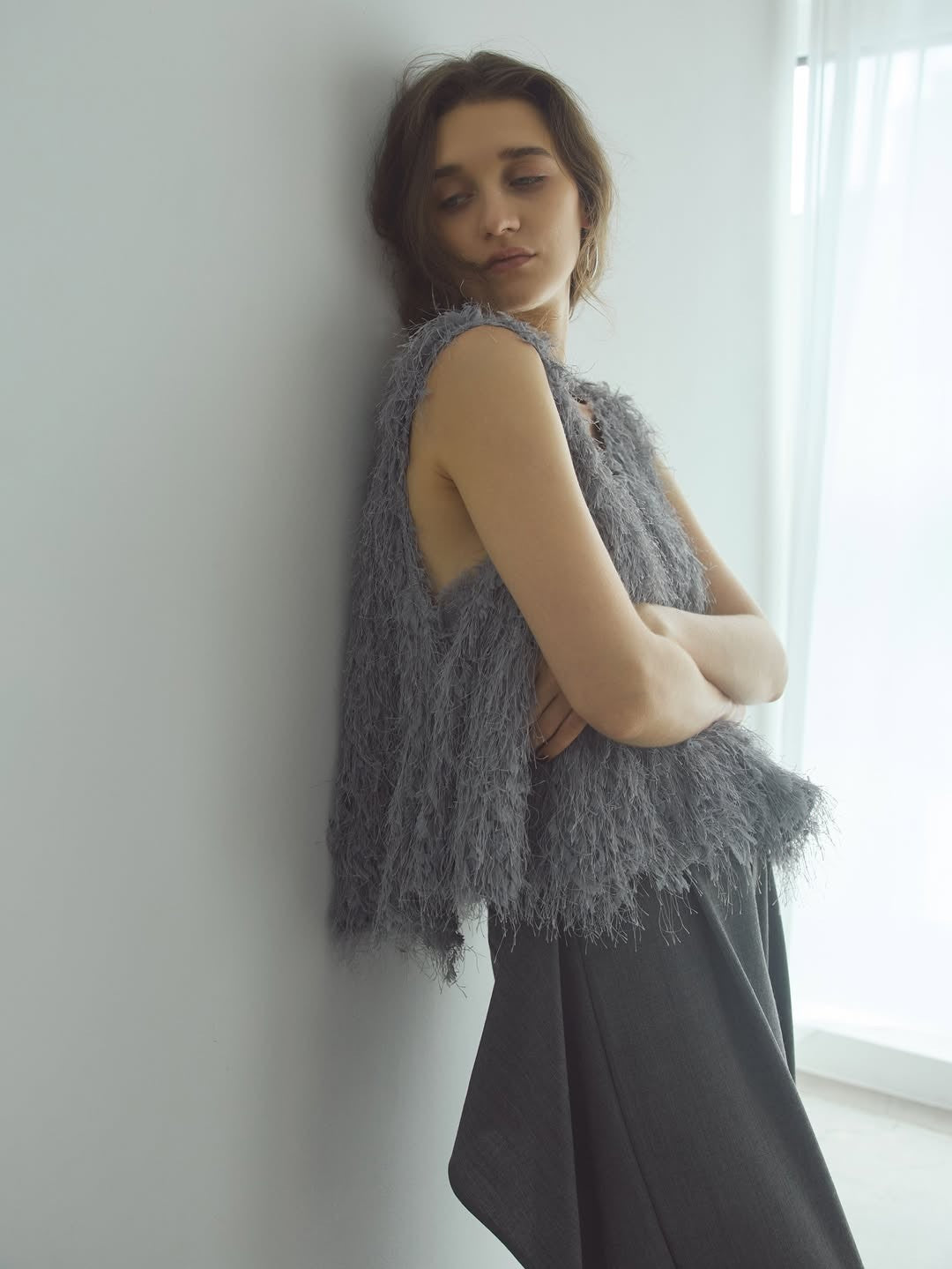 Aラインフレアトップス ginie