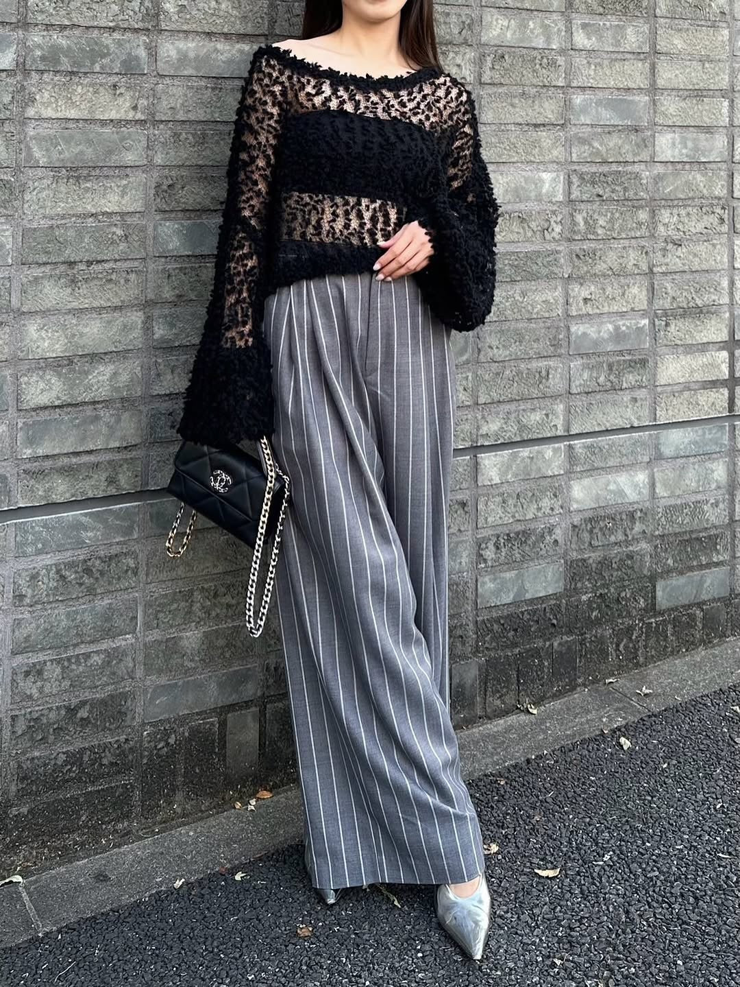 Samuel See-through Popcorn Knit