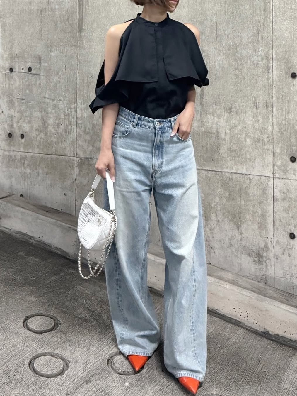 モデル身長:157.5㎝ / サイズ:0