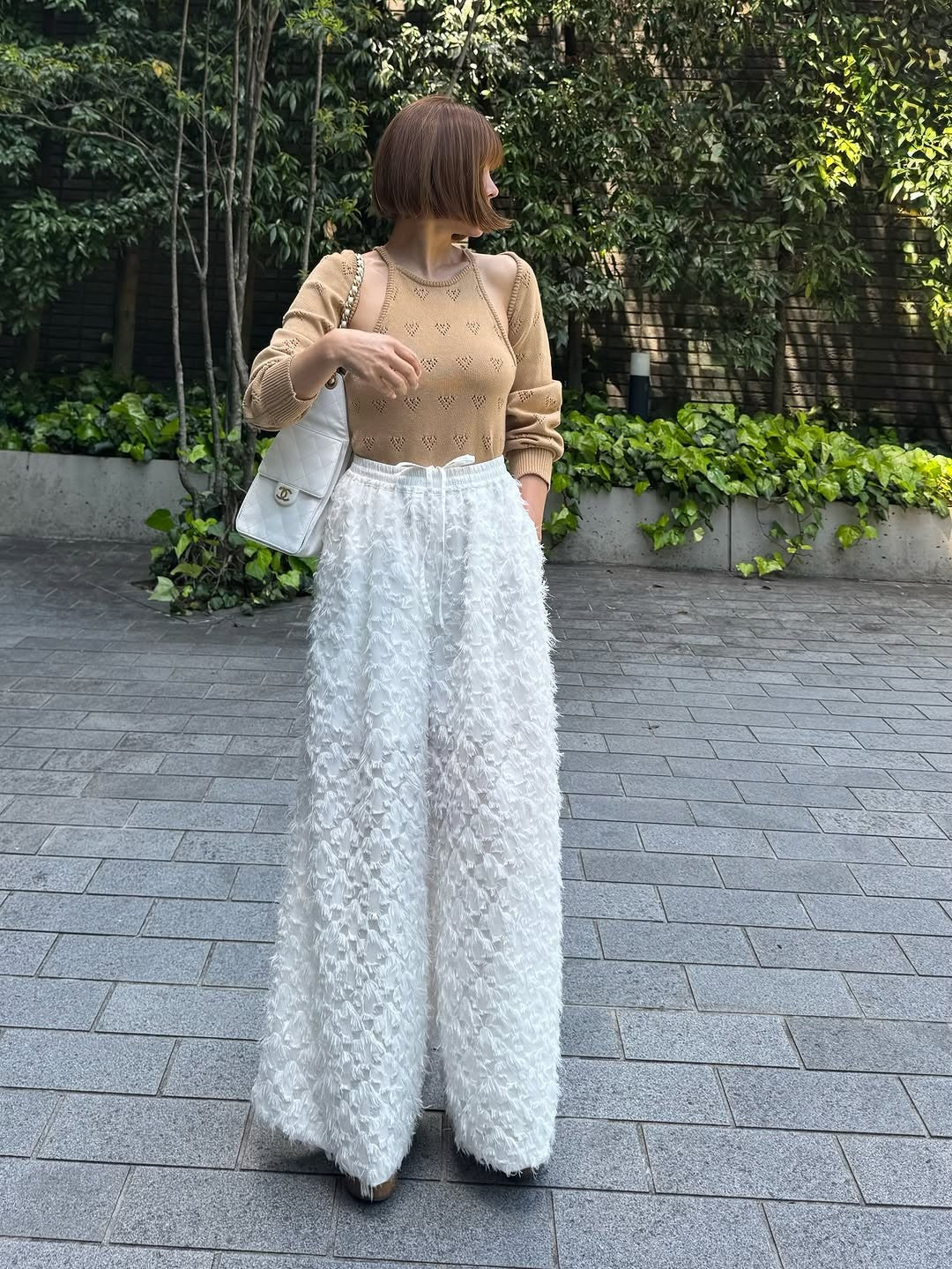 モデル身長:157.5㎝ / サイズ:FREE