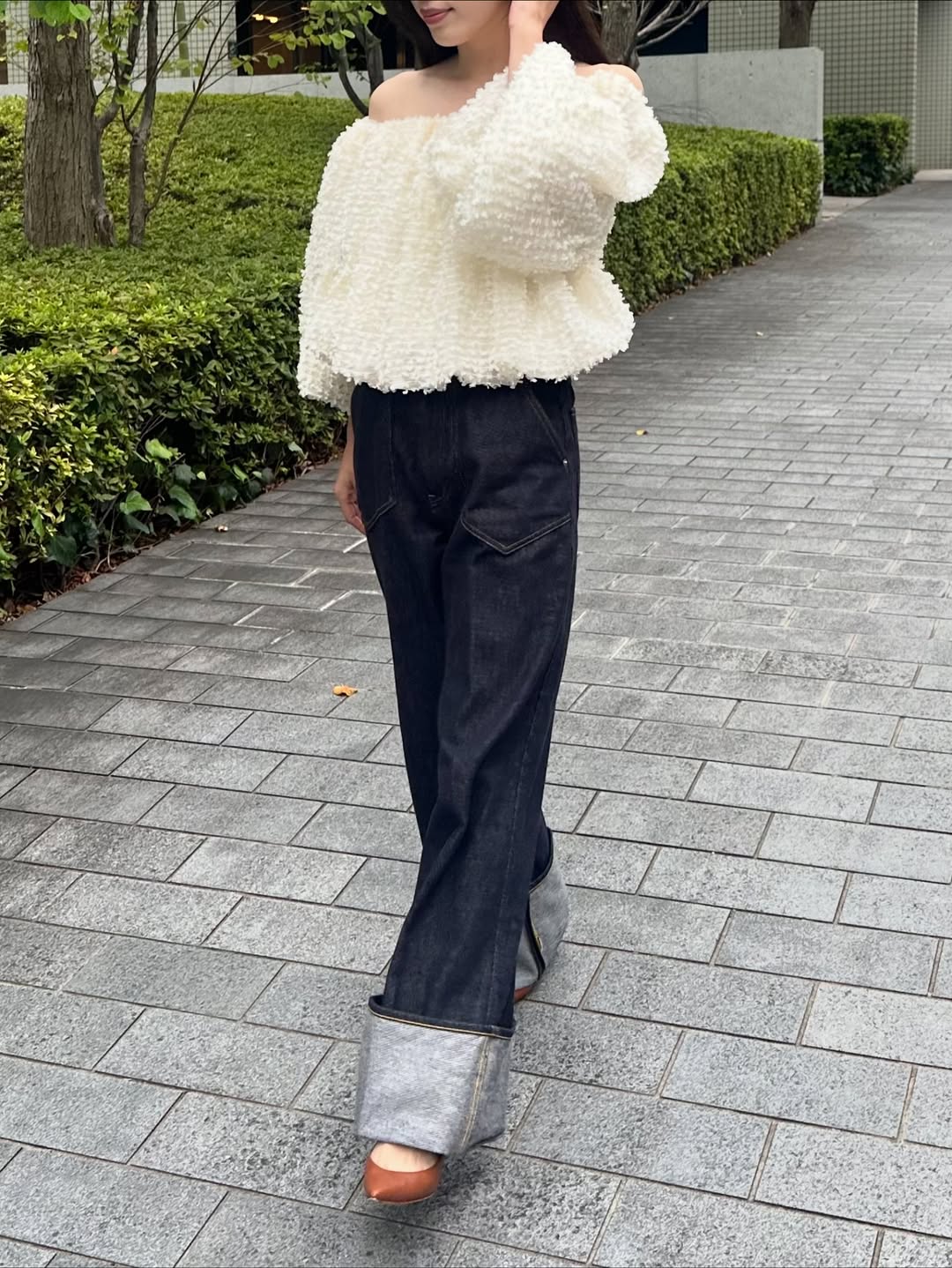 モデル身長:162㎝ / サイズ:FREE