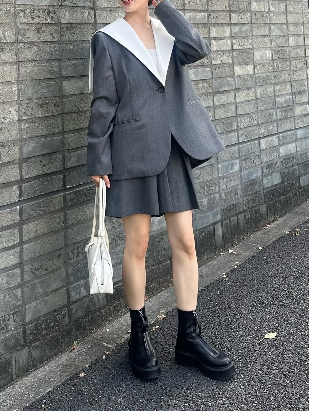 モデル身長:162㎝ / サイズ:FREE