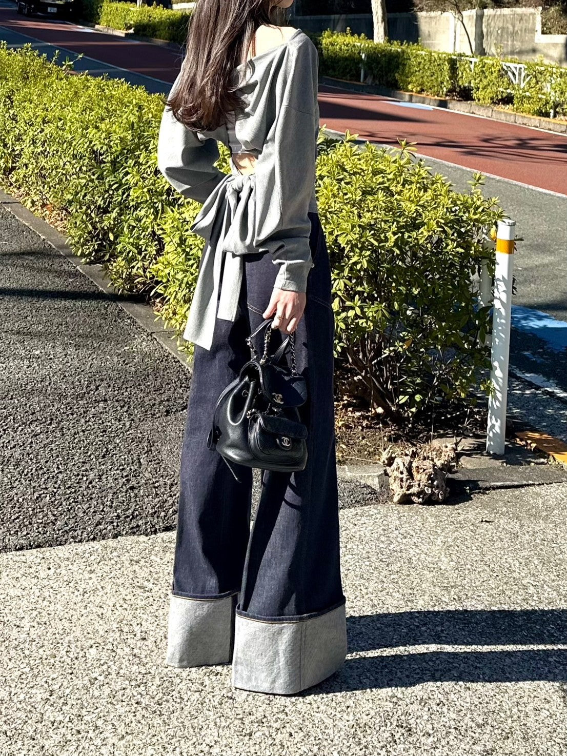 モデル身長:161㎝ / サイズ:FREE