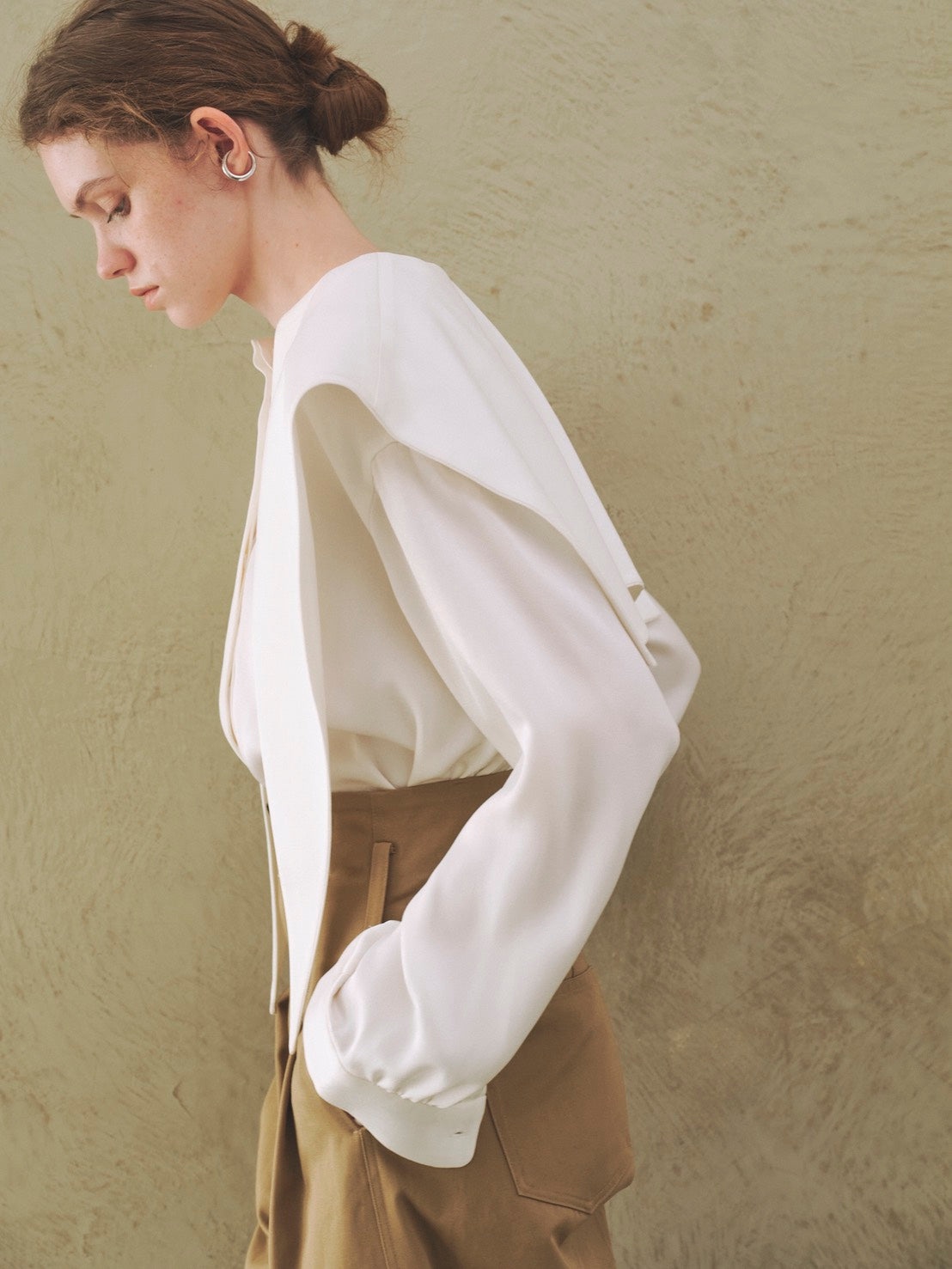 ロングカラーセーラーブラウス Agnes