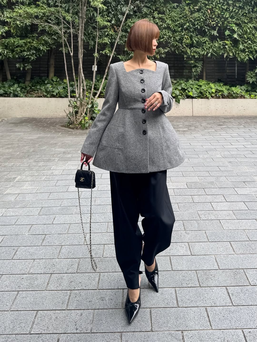 モデル身長:157.5㎝ / サイズ:0