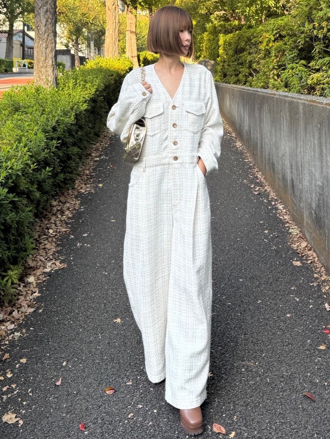 モデル身長:157.5㎝ / サイズ:0