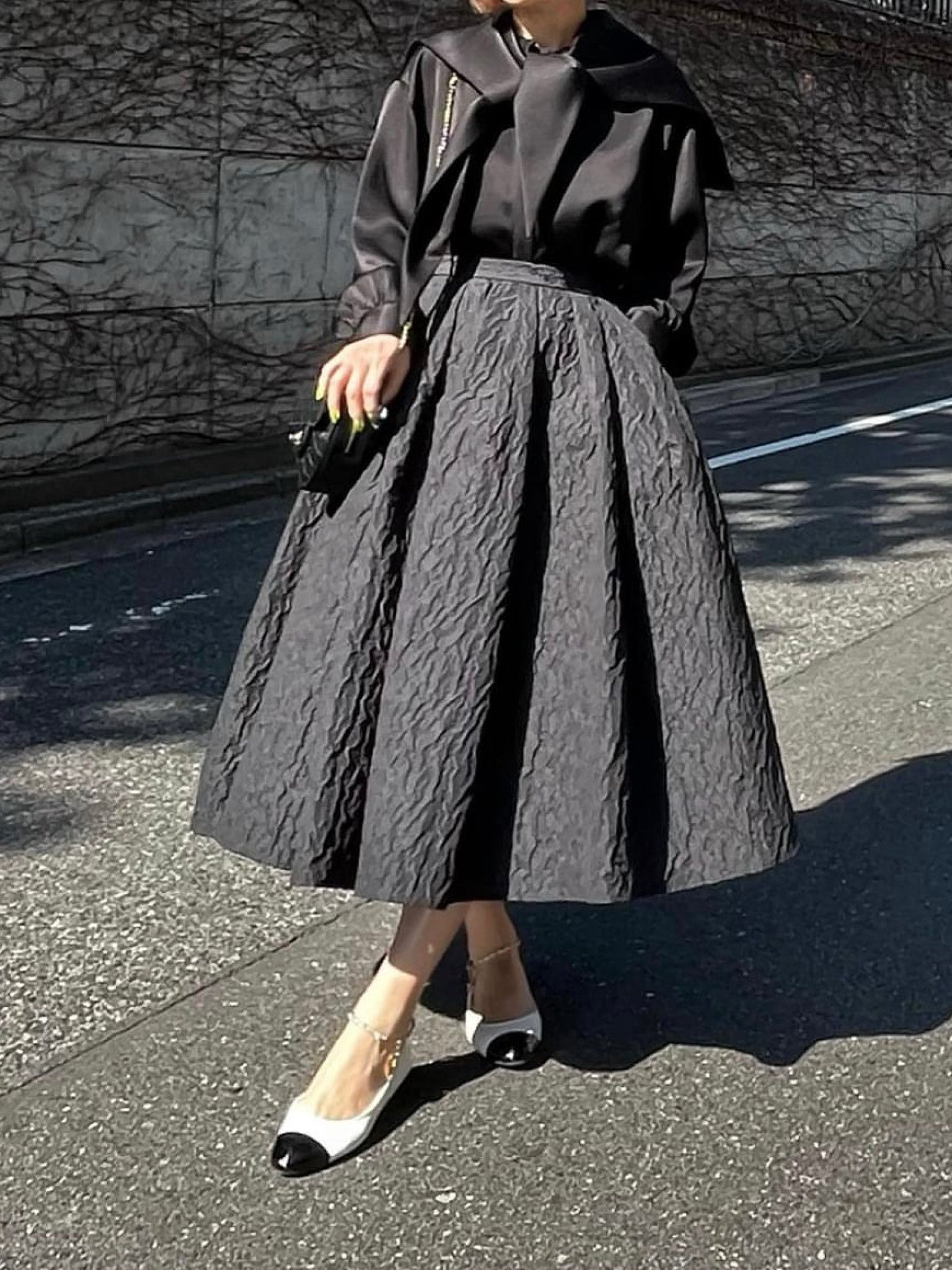 モデル身長:157.5㎝ / サイズ:FREE