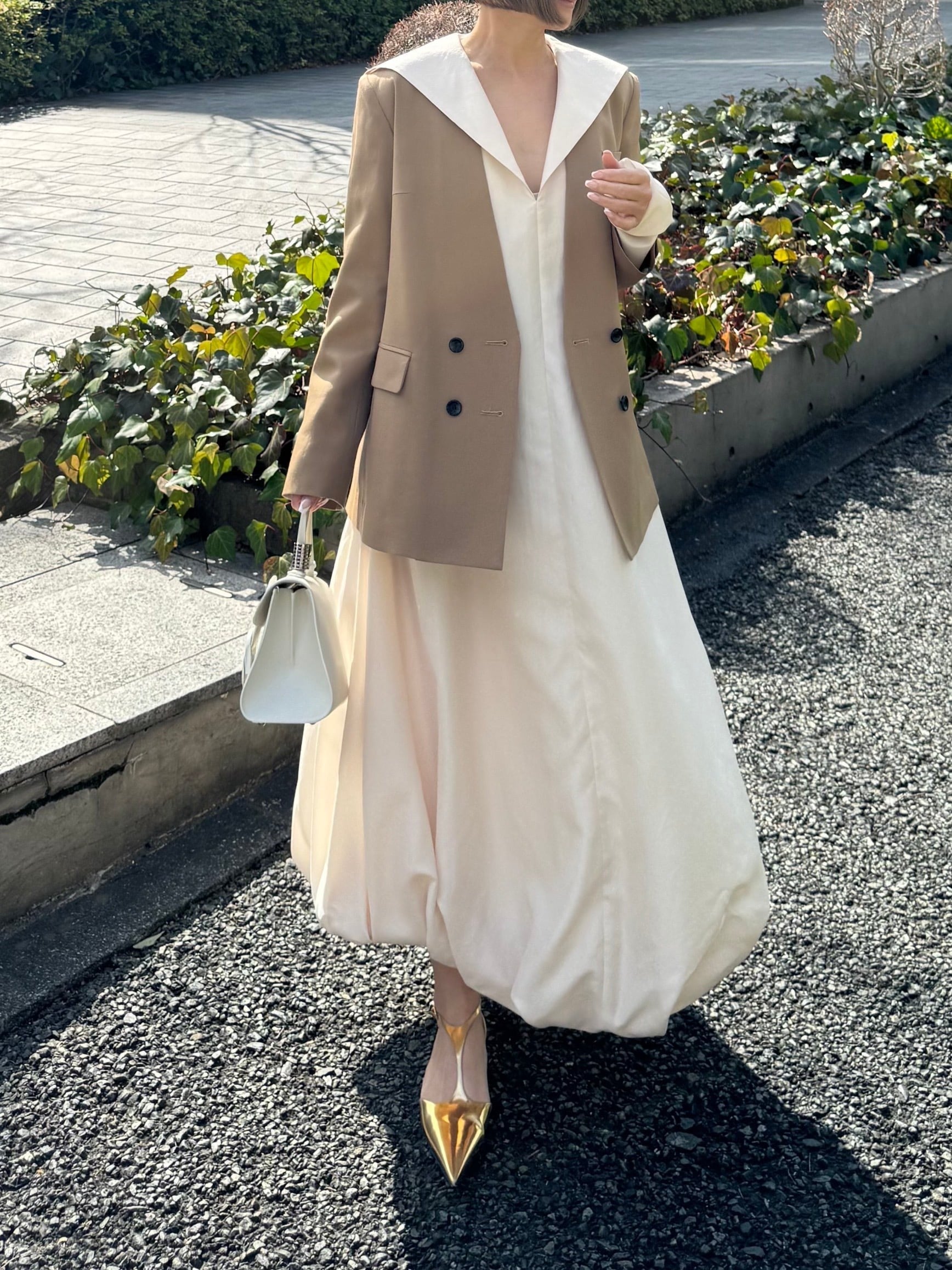 モデル身長:157.5㎝ / サイズ:0